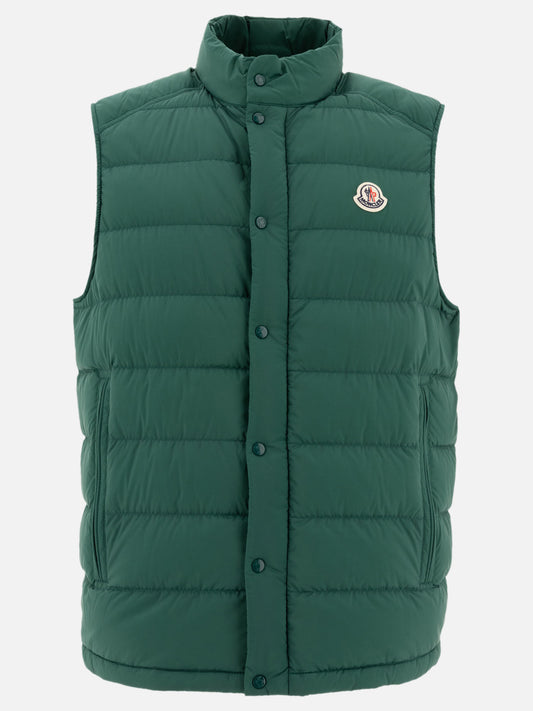 Vest jackets Logo  Green - Moncler Men | PLP | VIETTI Online Store 
