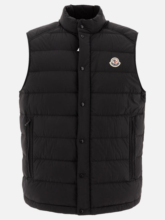 Vest jackets Logo  Black - Moncler Men | PLP | VIETTI Online Store 
