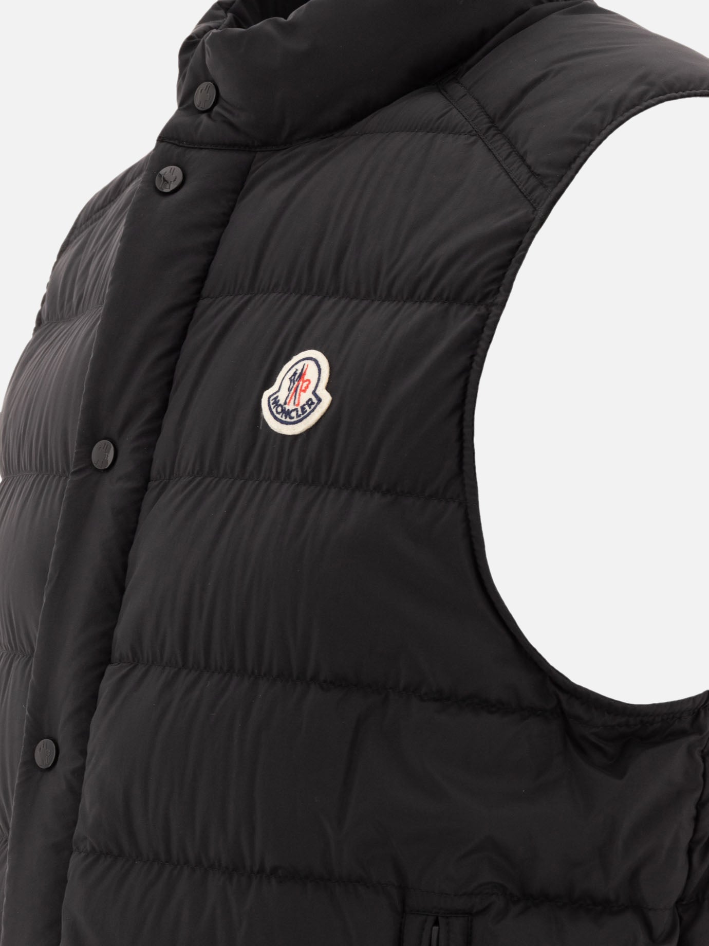 Vest jackets Logo  Black - Moncler Men | PDP | VIETTI Online Store | thumbnail_4