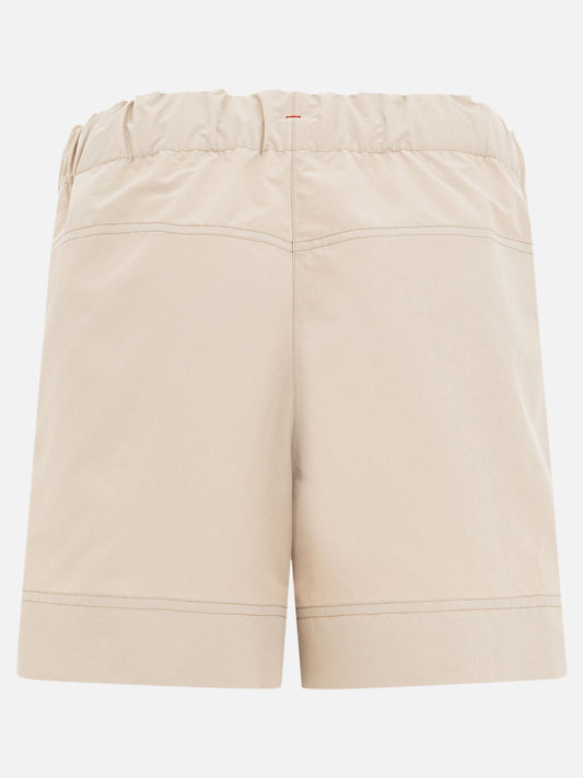Moncler Grenoble Short in froissè tecnico 10087919_XS Beige 2