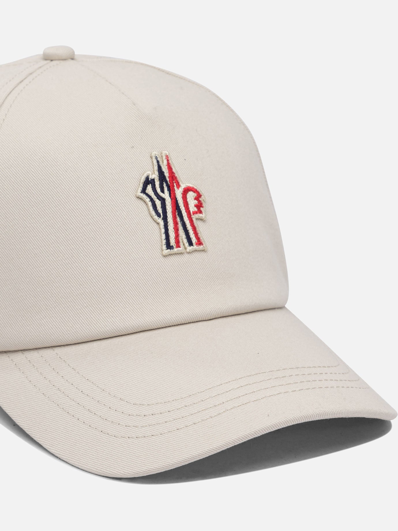 Moncler Grenoble Cappello trucker in gabardine 10986035_UNI Beige thumbnail_4