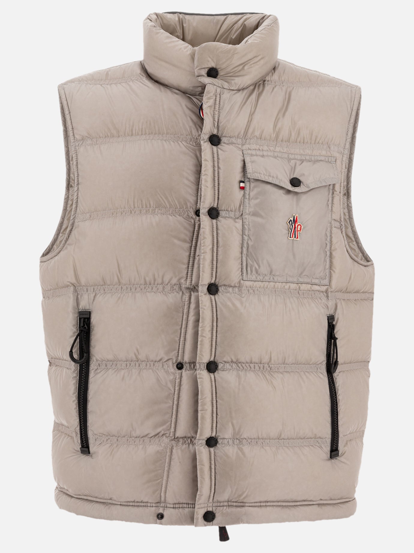 Vest jackets Logo  Silver - Moncler Grenoble Men | PDP | VIETTI Online Store | Zoom-Modal
