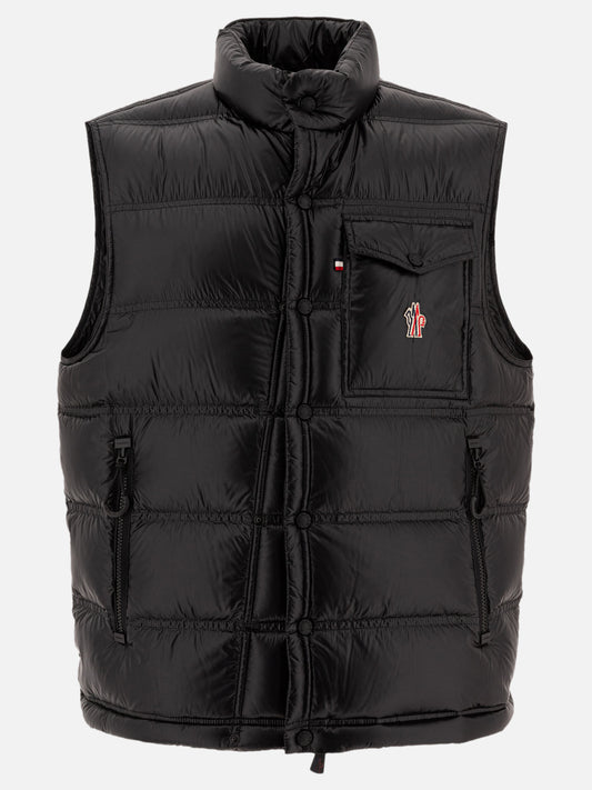 Vest jackets Logo  Black - Moncler Grenoble Men | PLP | VIETTI Online Store 
