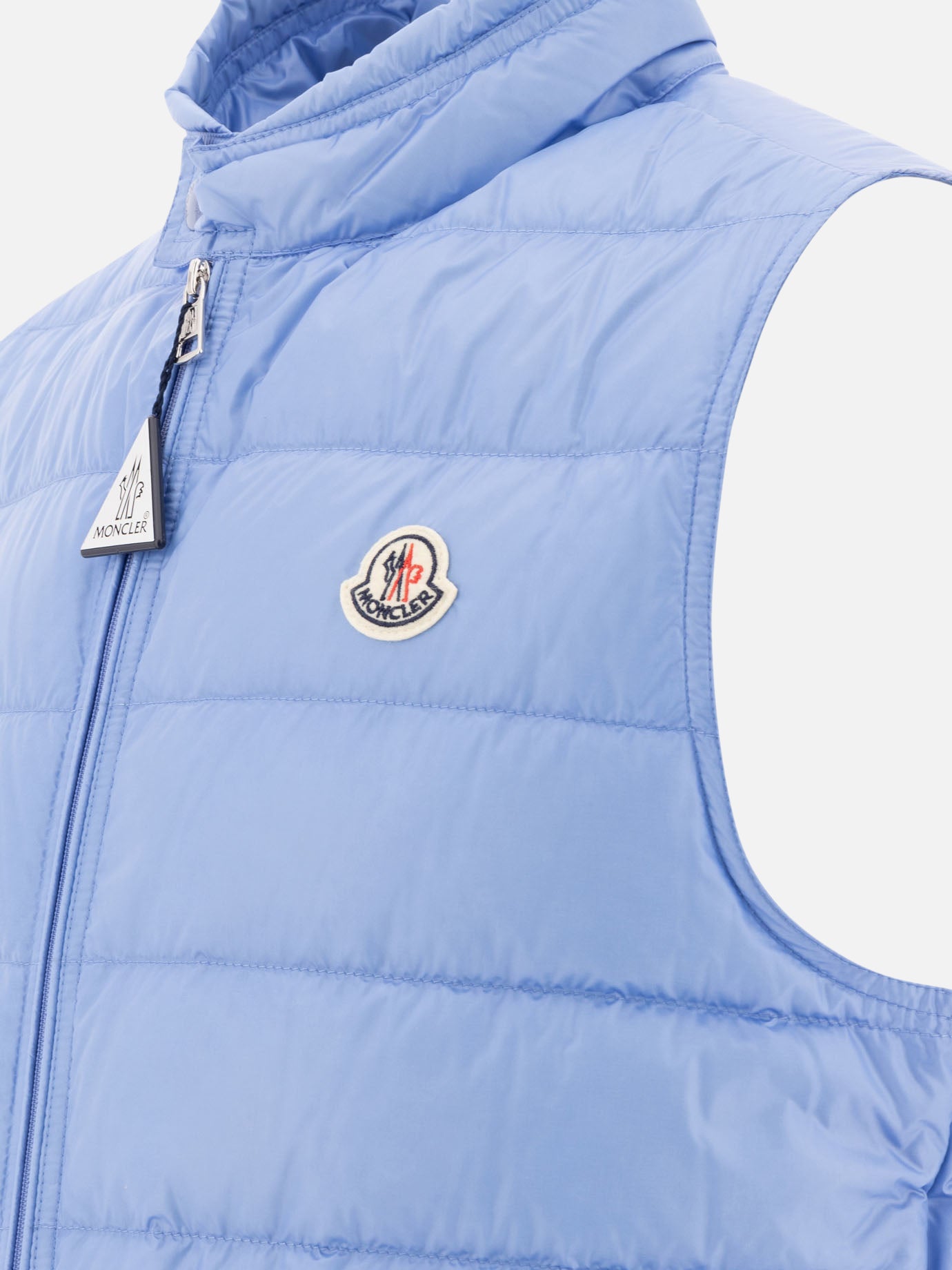 Vest jackets Logo  Light blue - Moncler Men | PDP | VIETTI Online Store | Zoom-Modal_4
