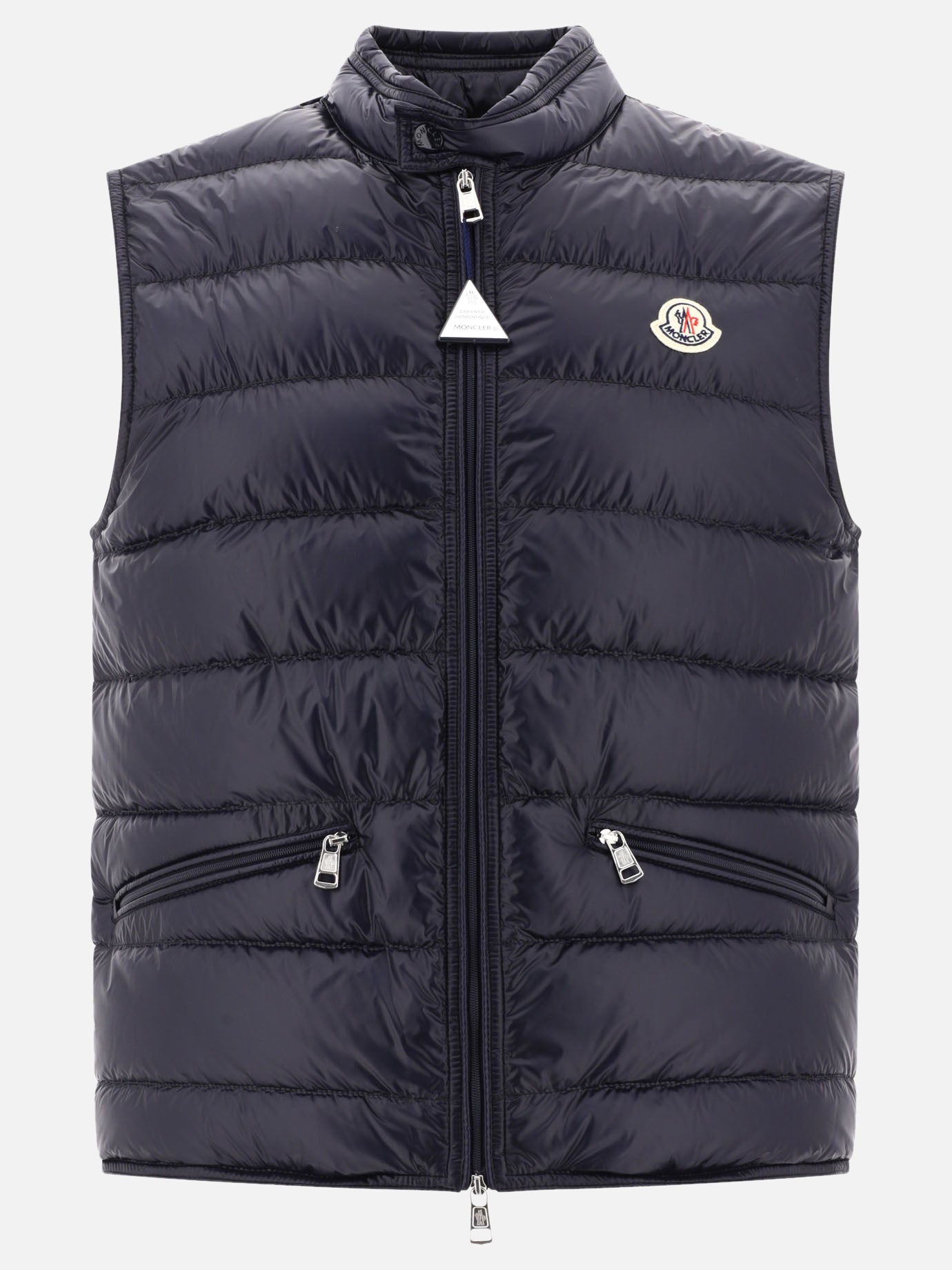 Vests Logo  Blue - Moncler Men | PDP | VIETTI Online Store | Zoom-Modal
