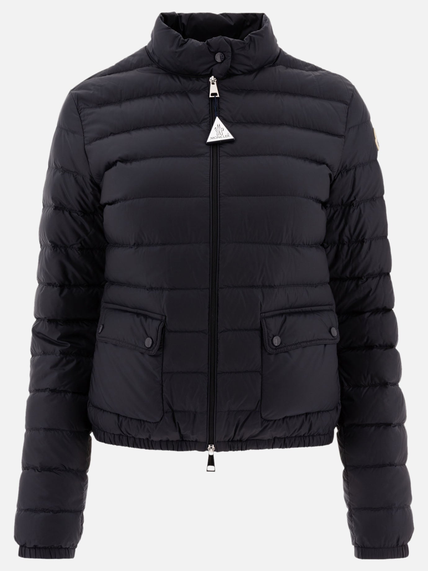 Piumini corti Logo  Blu - Moncler Donna | PDP | VIETTI Online Store | Zoom-Modal
