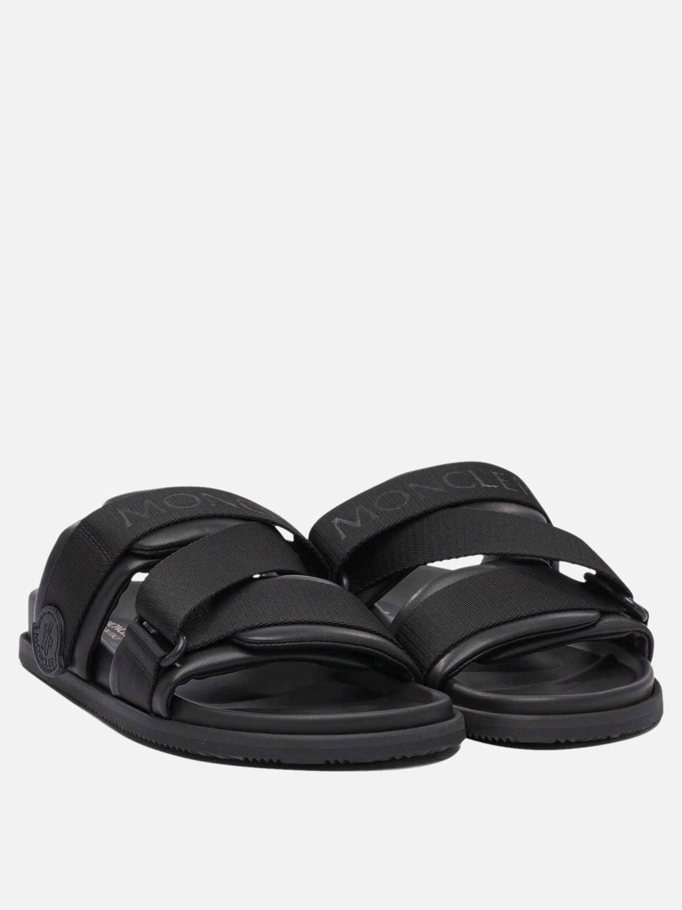 Moncler &quot;Mon Summer&quot; slides 18999171_37 Black thumbnail_2