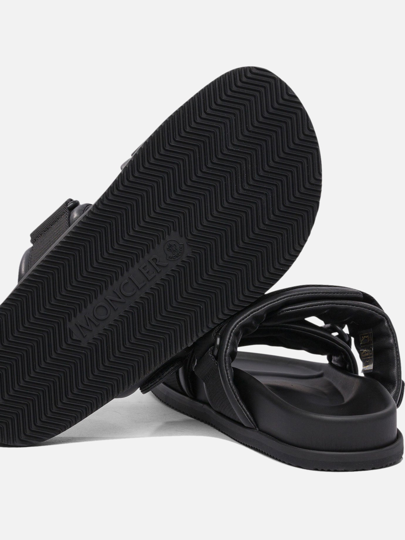 Moncler &quot;Mon Summer&quot; slides 18999171_37 Black thumbnail_5