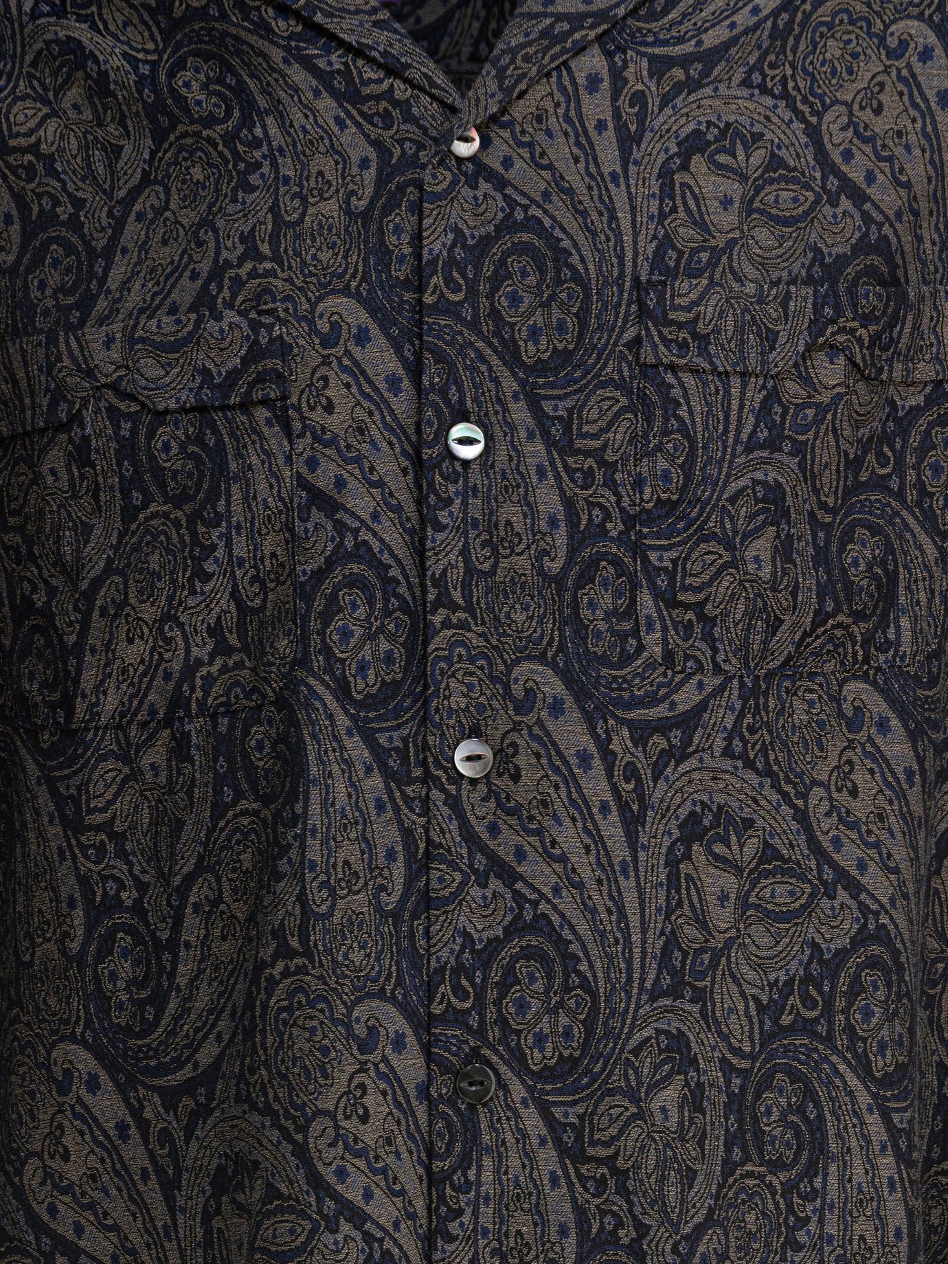 Needles &quot;One-Up&quot; shirt 19919164_S Blue thumbnail_3