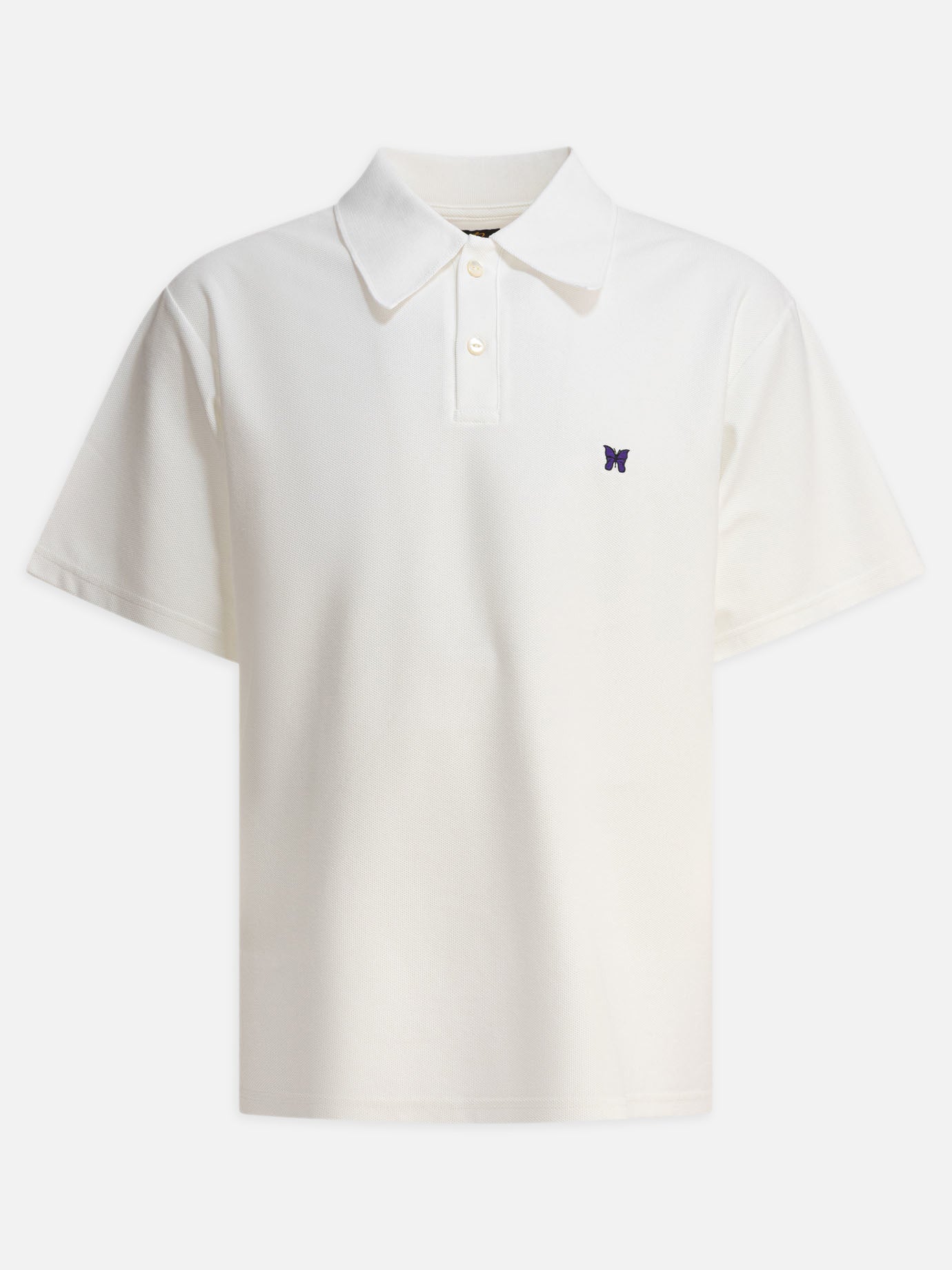 Polo con bottoni Logo  Bianco - Needles Uomo | PDP | VIETTI Online Store | thumbnail