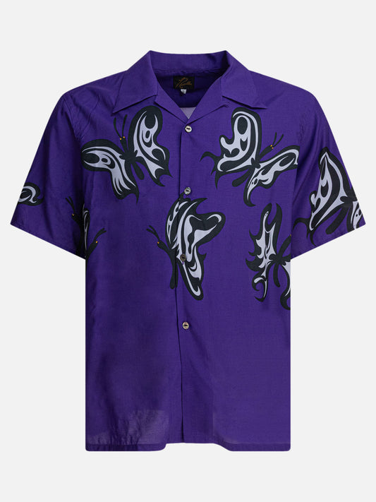 Needles "One-Up" shirt 12334042_M Purple 1