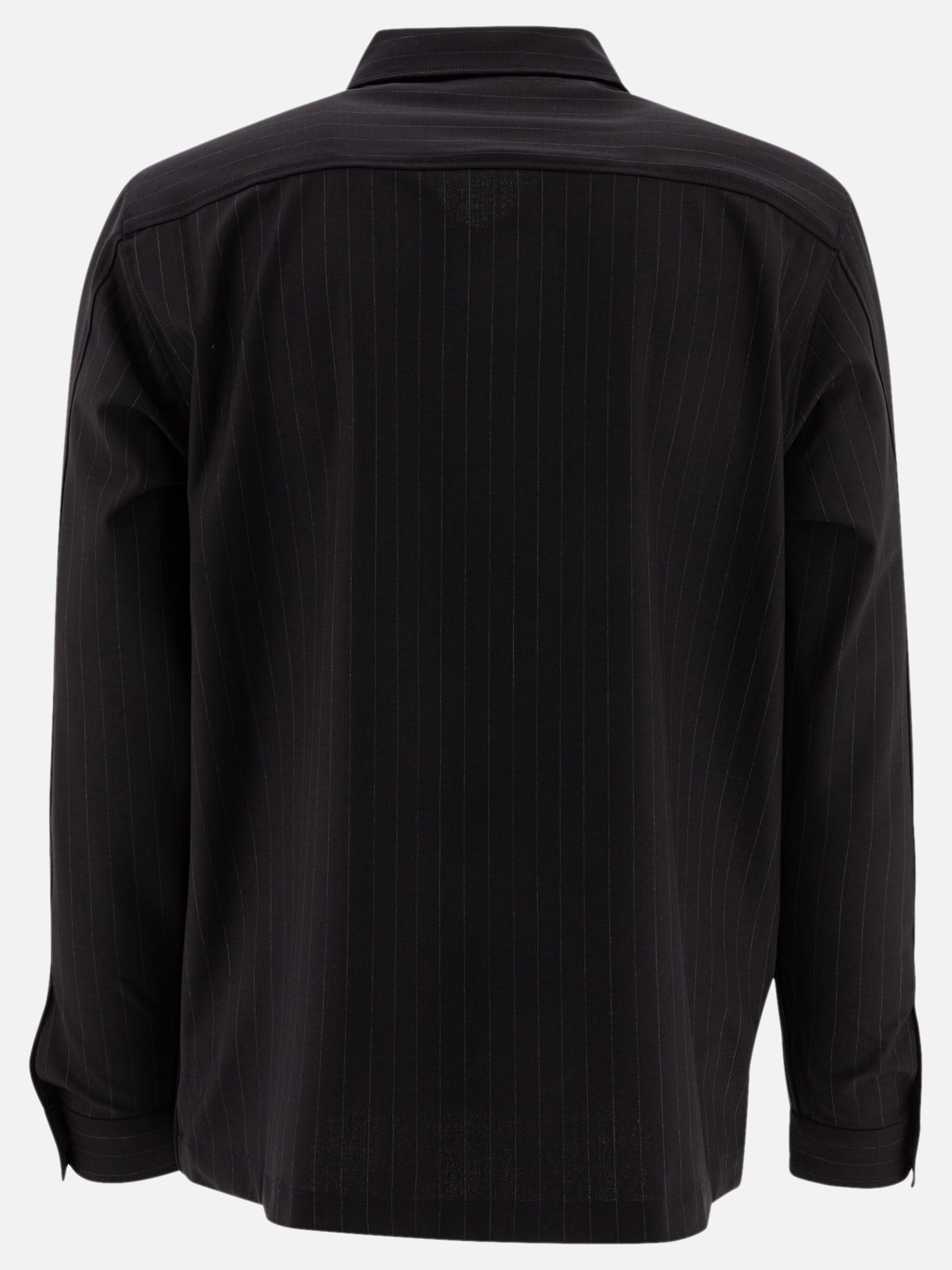 Giacche overshirt Pinstriped  Blu - NN.07 Uomo | PDP | VIETTI Online Store | Zoom-Modal_2
