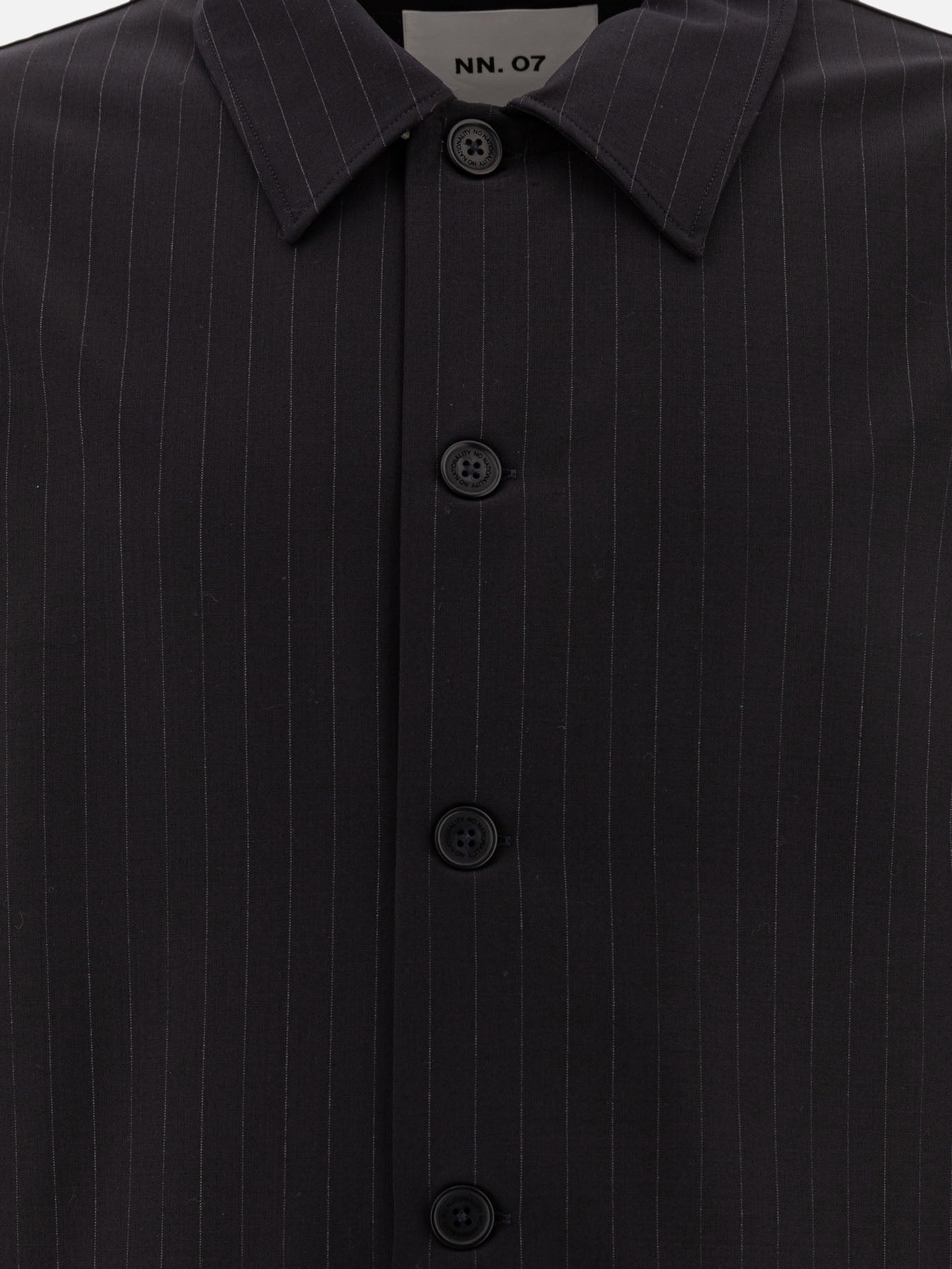 Giacche overshirt Pinstriped  Blu - NN.07 Uomo | PDP | VIETTI Online Store | thumbnail_3