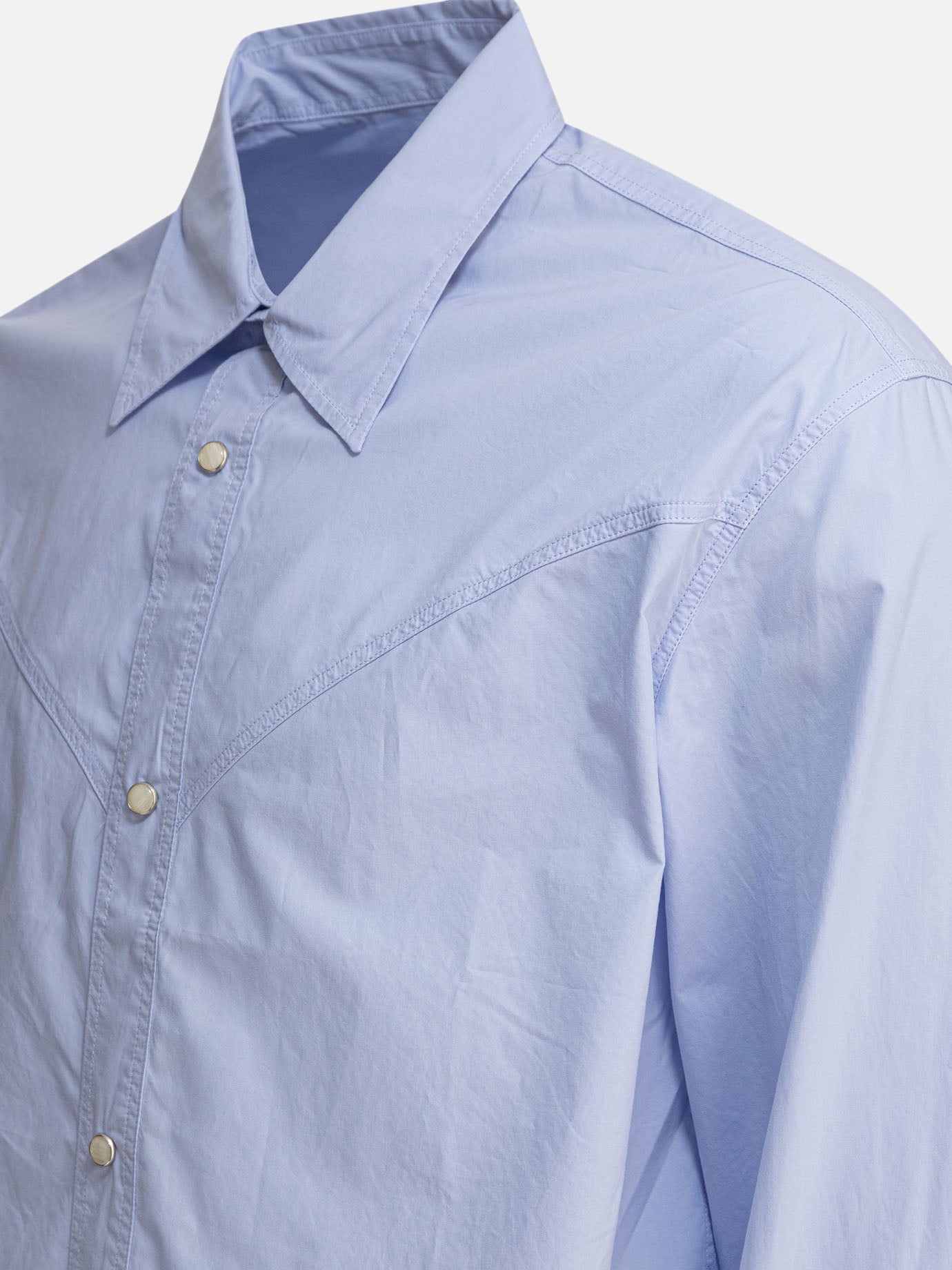Camicie casual Solid colour  Azzurro - NN.07 Uomo | PDP | VIETTI Online Store | thumbnail_4
