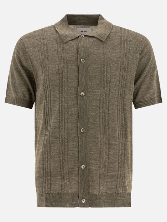 NN.07 "Thor" Shirt 13900666_S Green 1
