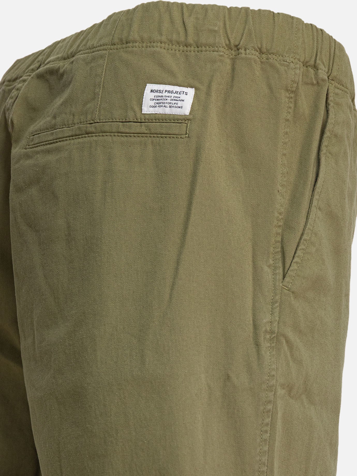 Five pockets shorts Solid colour  Green - Norse Projects Men | PDP | VIETTI Online Store | thumbnail_4
