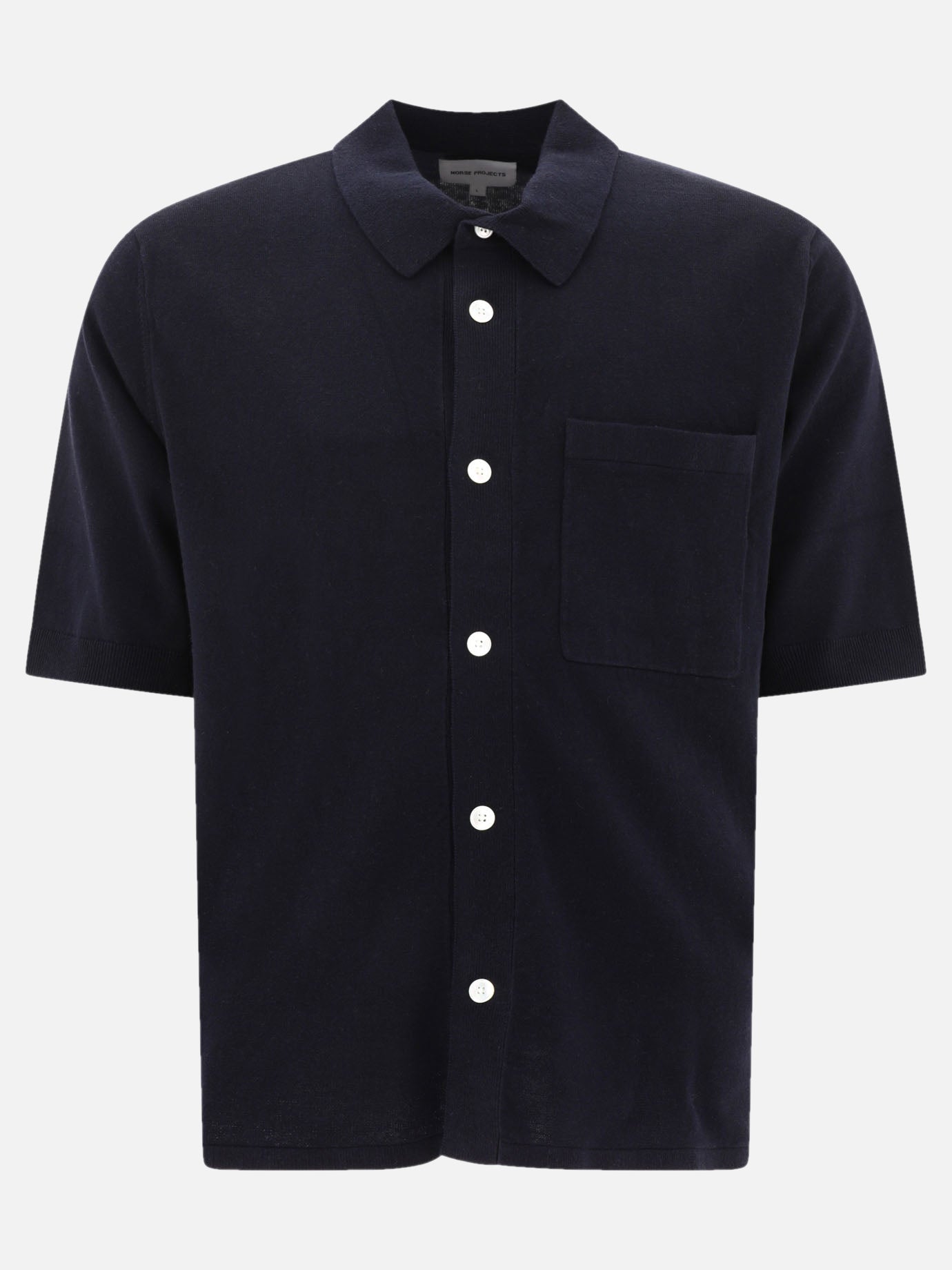 Camicie casual Solid colour  Blu - Norse Projects Uomo | PDP | VIETTI Online Store | thumbnail
