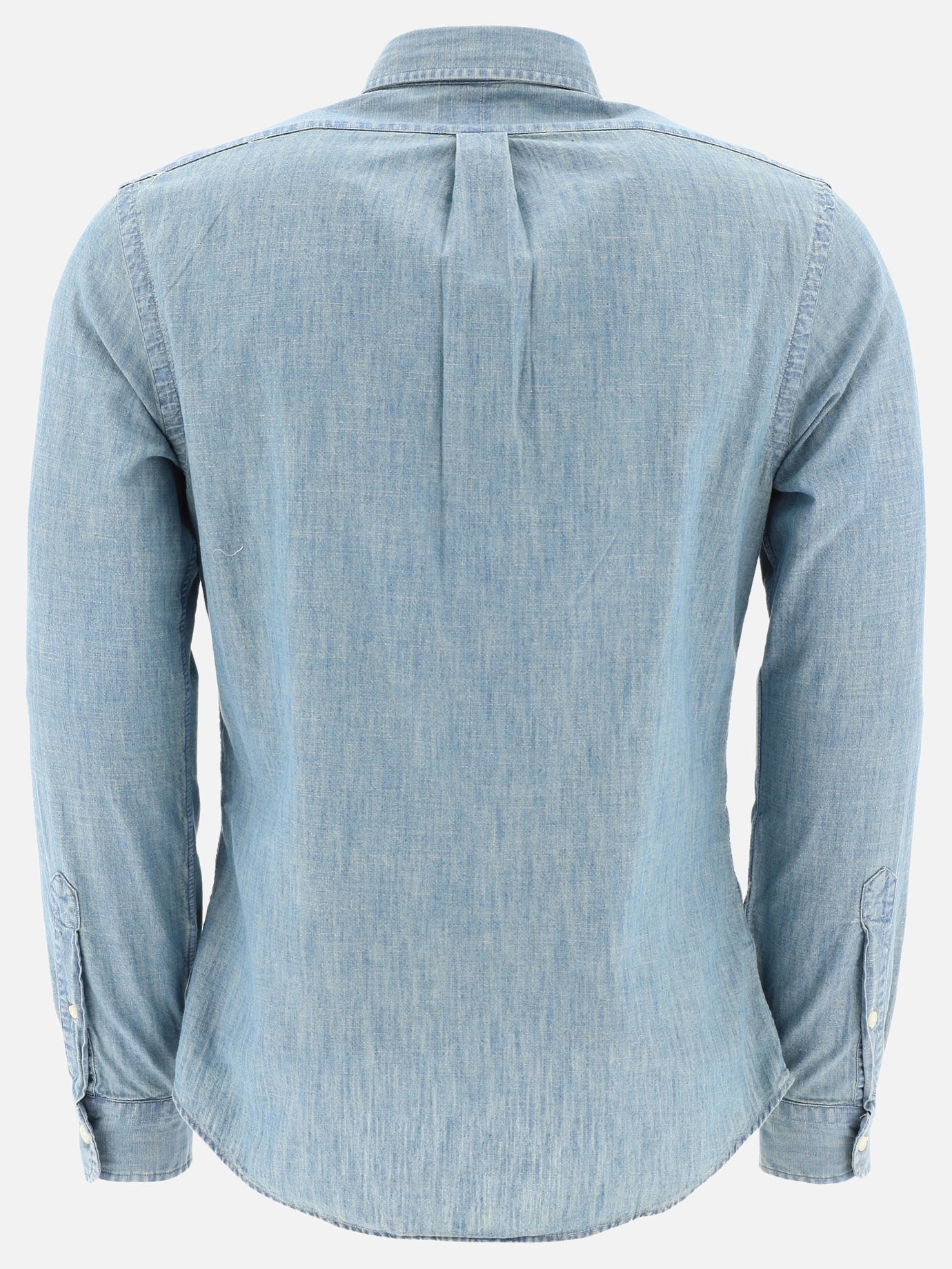 Polo Ralph Lauren Slim-fit chambray shirt 10446741_S Light blue thumbnail_2