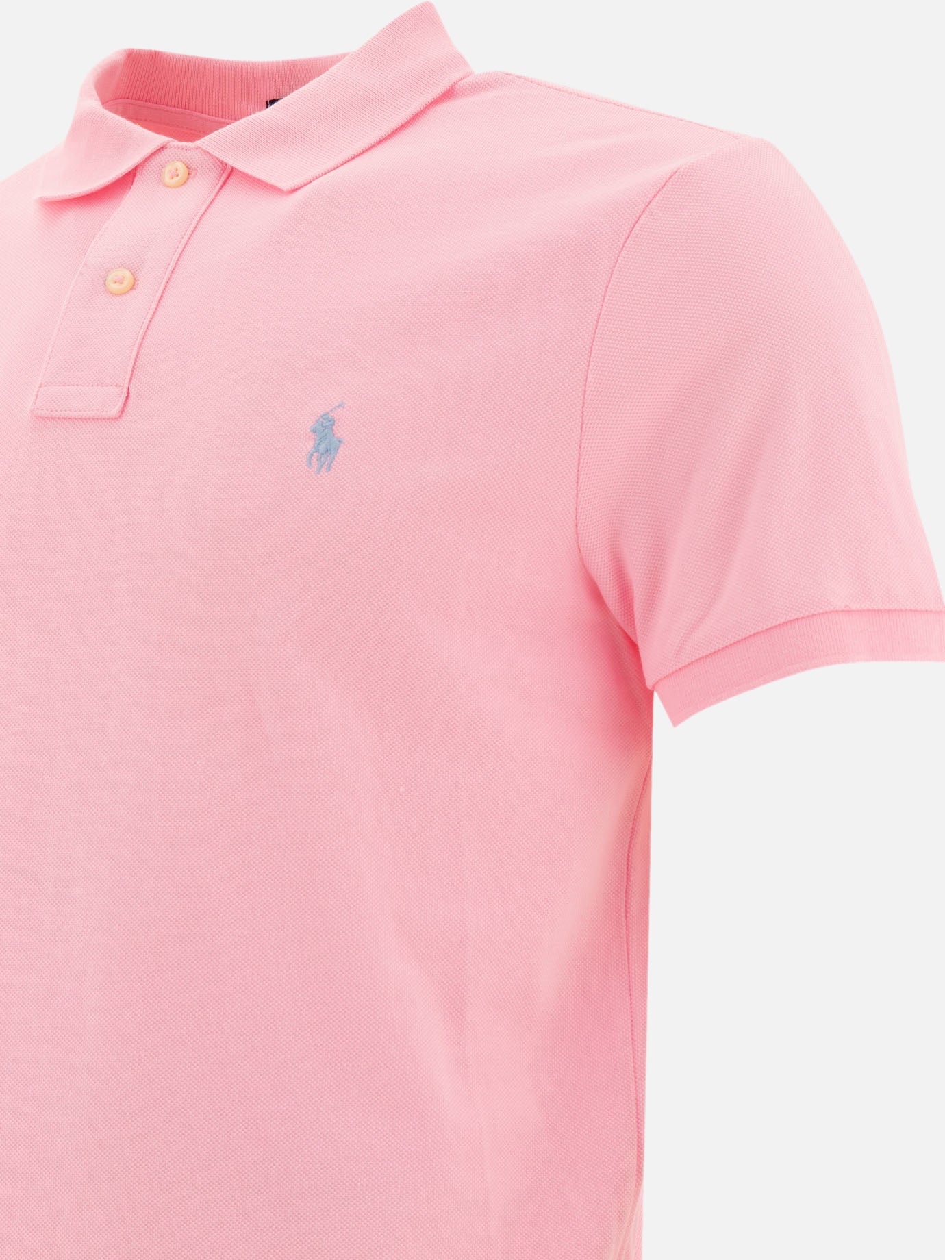 Polo con bottoni Logo  Rosa - Polo Ralph Lauren Uomo | PDP | VIETTI Online Store | Zoom-Modal_4

