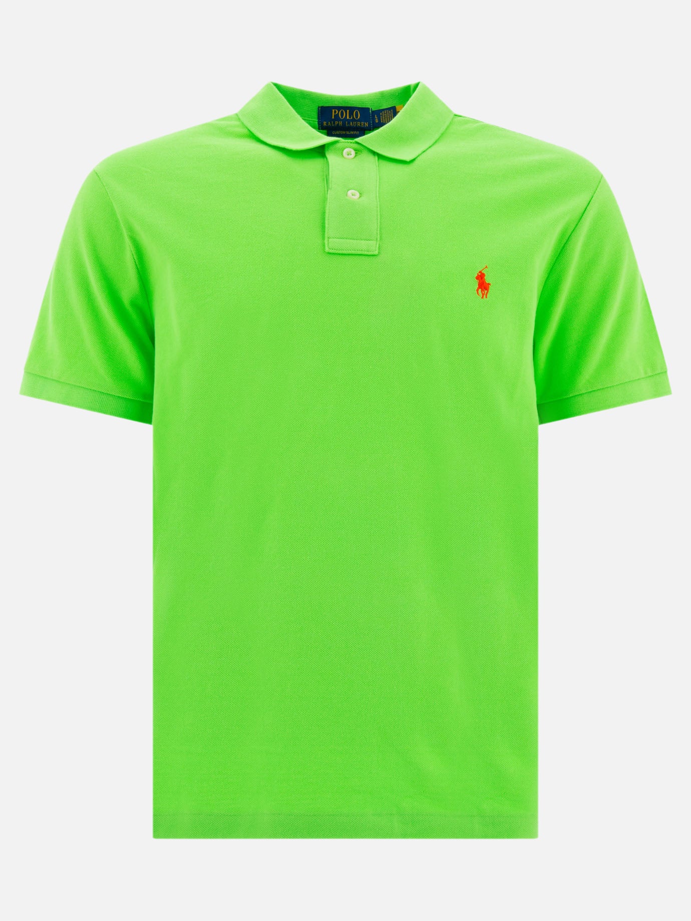 Polo con bottoni Logo  Verde - Polo Ralph Lauren Uomo | PDP | VIETTI Online Store | Zoom-Modal
