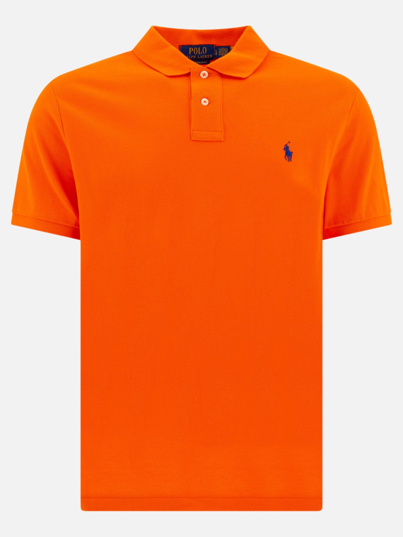 Polo con bottoni Logo  Arancione - Polo Ralph Lauren Uomo | PDP | VIETTI Online Store | thumbnail