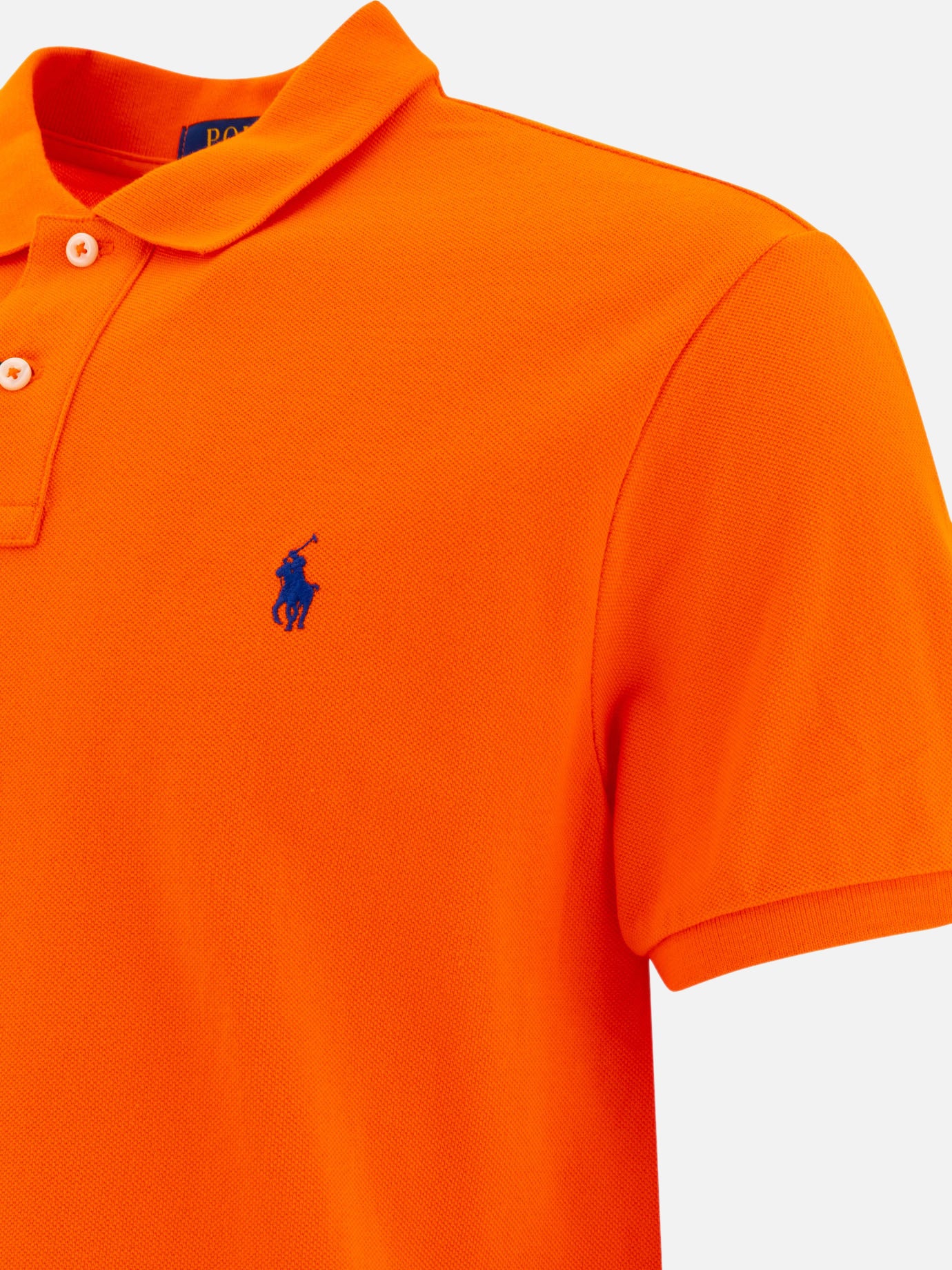 Polo con bottoni Logo  Arancione - Polo Ralph Lauren Uomo | PDP | VIETTI Online Store | thumbnail_4