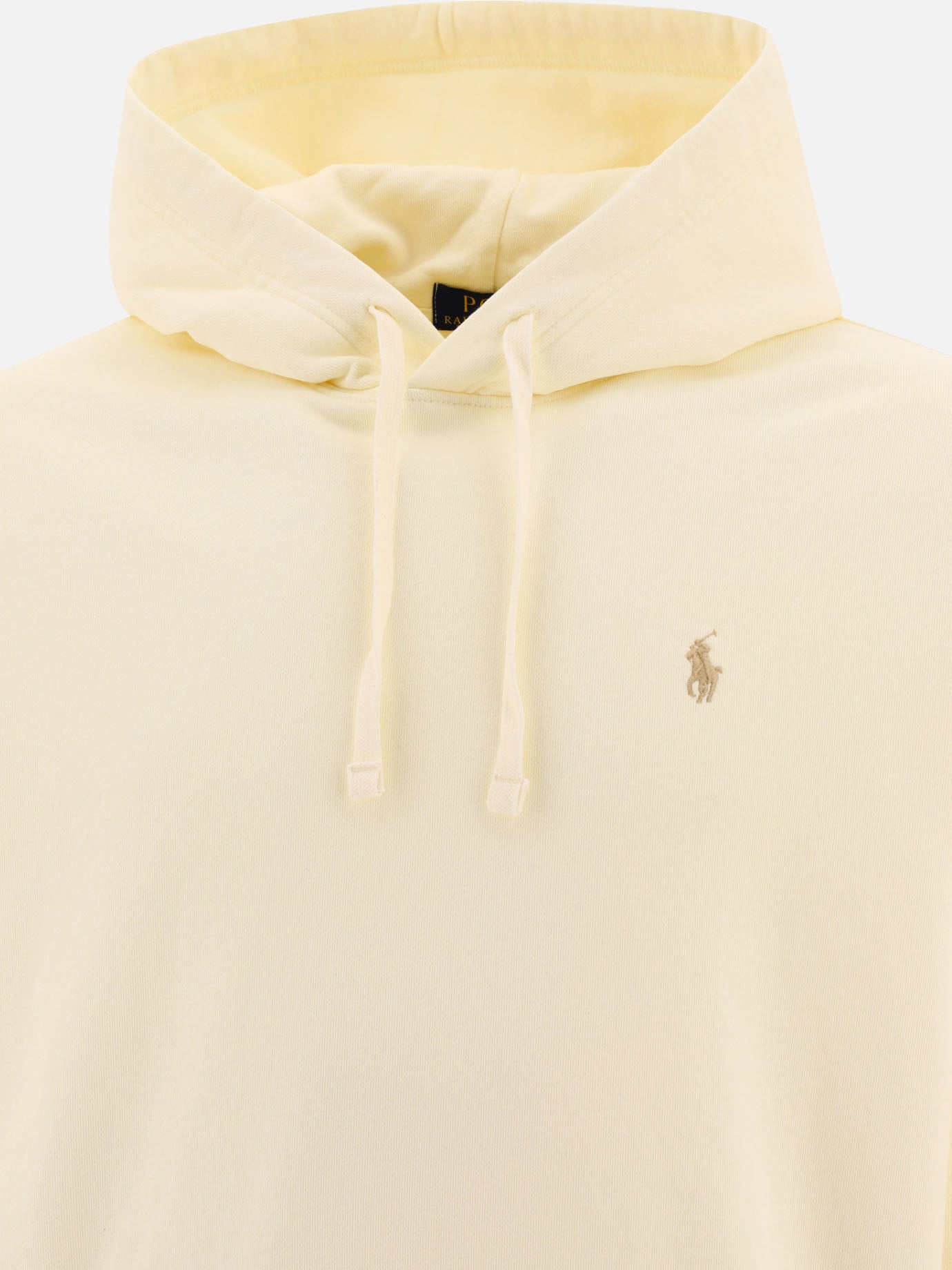 Polo Ralph Lauren Felpa con cappuccio in cotone loopback 13685478_S Beige thumbnail_3