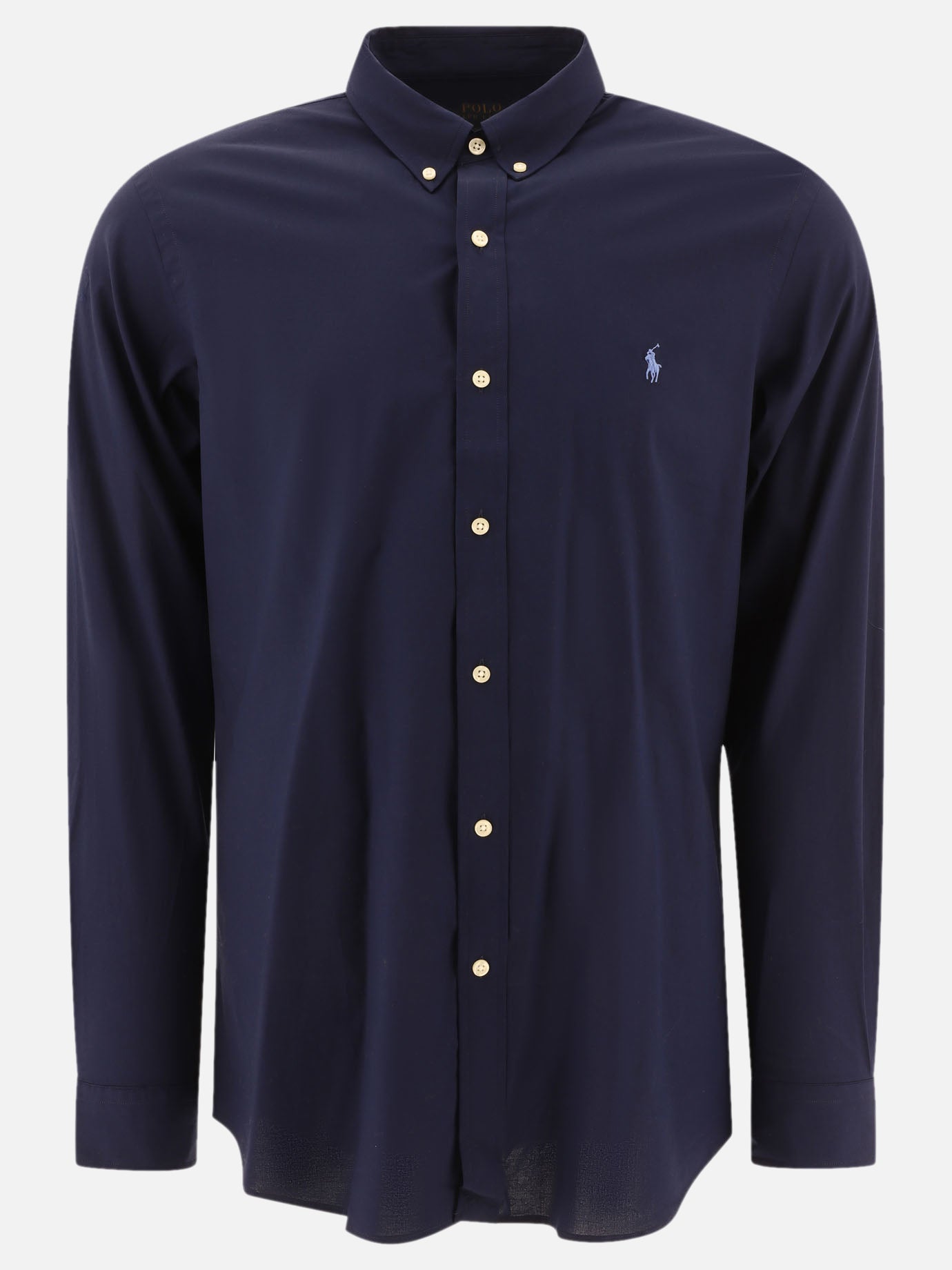 Polo Ralph Lauren Slim-fit stretch poplin shirt 15867196_S Blue thumbnail_1