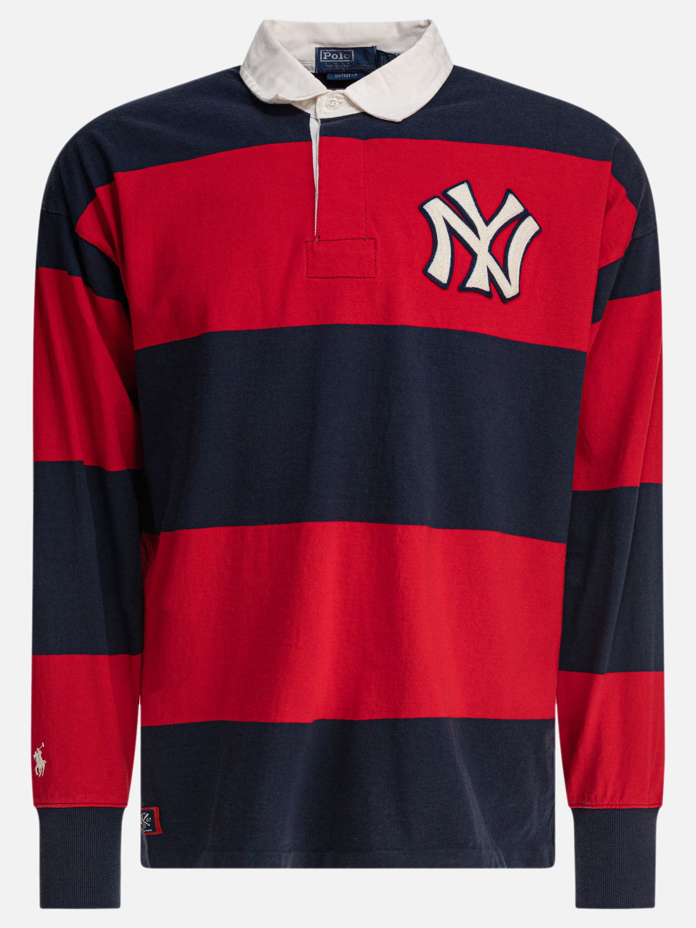 Polo con bottoni Striped  Rosso - Polo Ralph Lauren Uomo | PDP | VIETTI Online Store | thumbnail