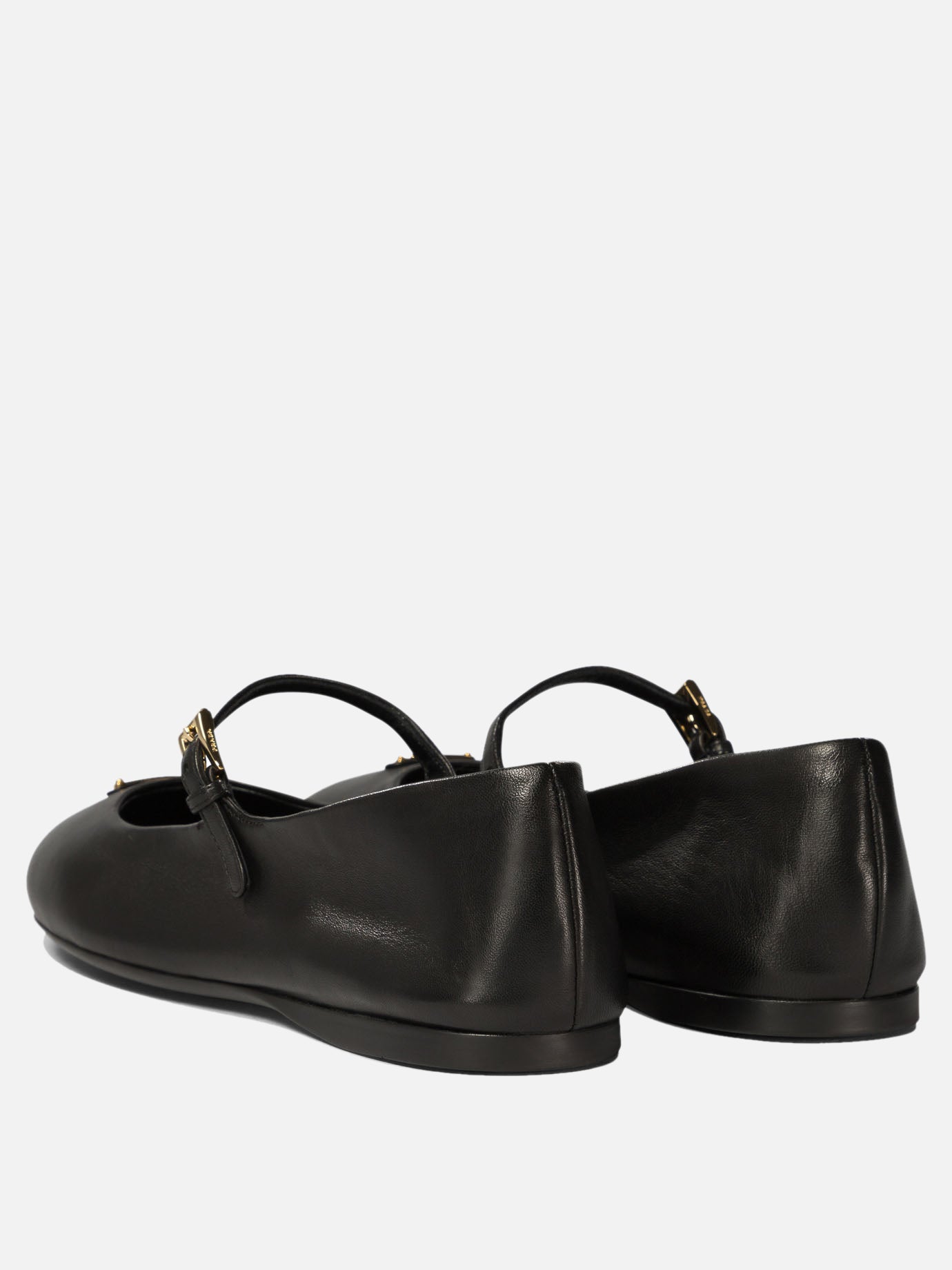 Prada Nappa ballet flats Black