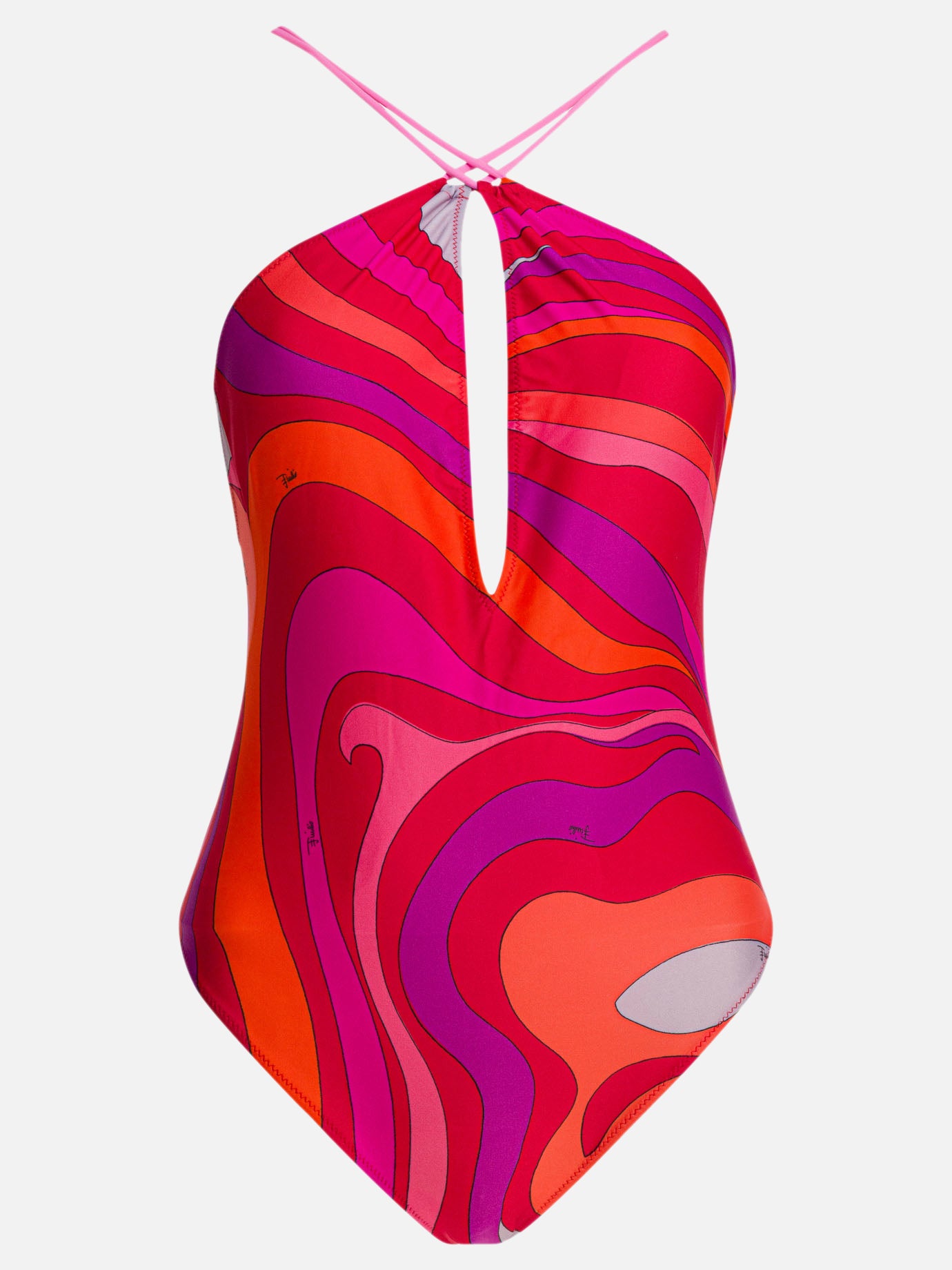 Pucci Costume intero in stampa Marmo 10116996_S Pink thumbnail_1