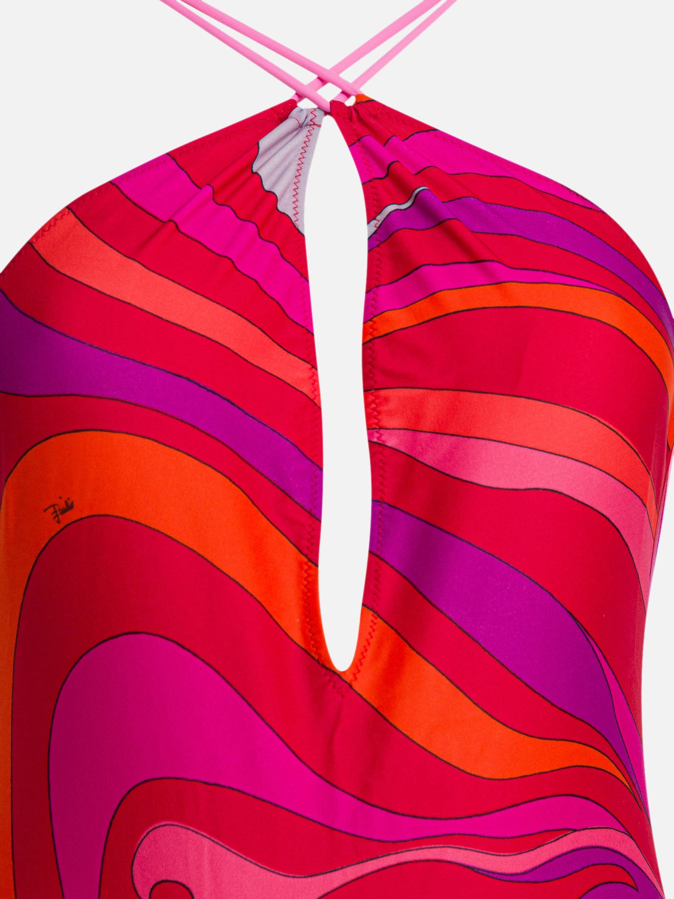 Pucci Swimsuit in Marmo print Pink