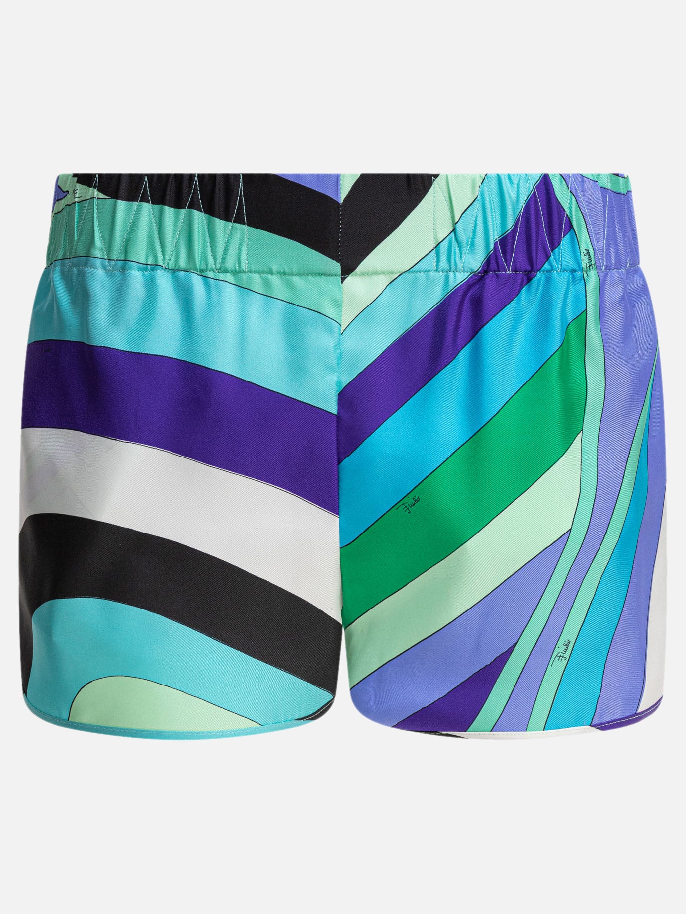 Short con lacci Print  Blu - Pucci Donna | PDP | VIETTI Online Store | thumbnail