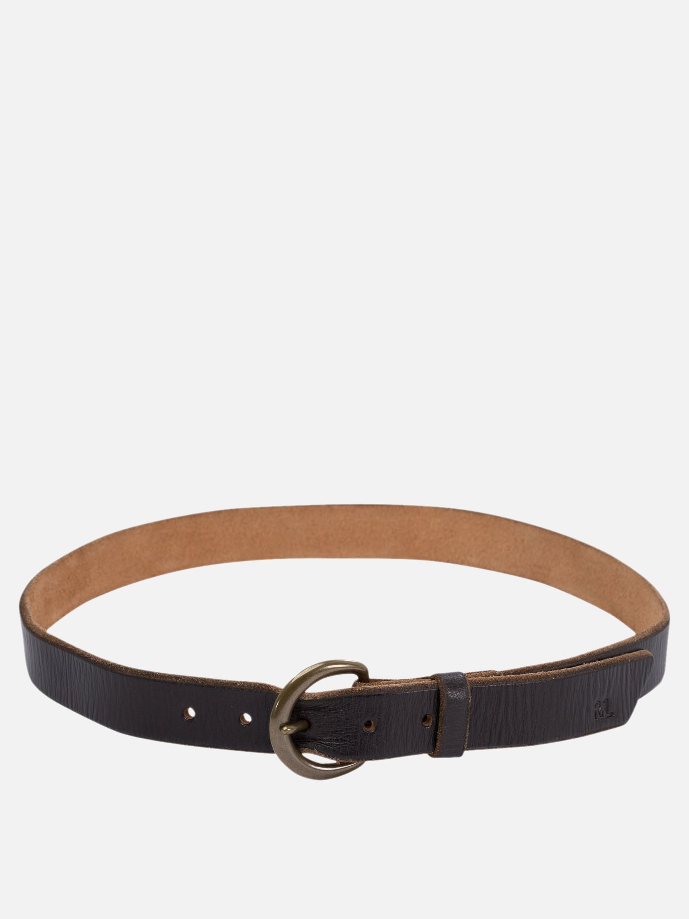 RRL by Ralph Lauren Cintura in pelle martellata 19524300_36 Brown thumbnail_1