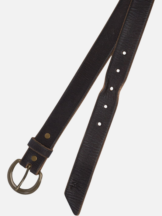 RRL by Ralph Lauren Cintura in pelle martellata 19524300_36 Brown 2