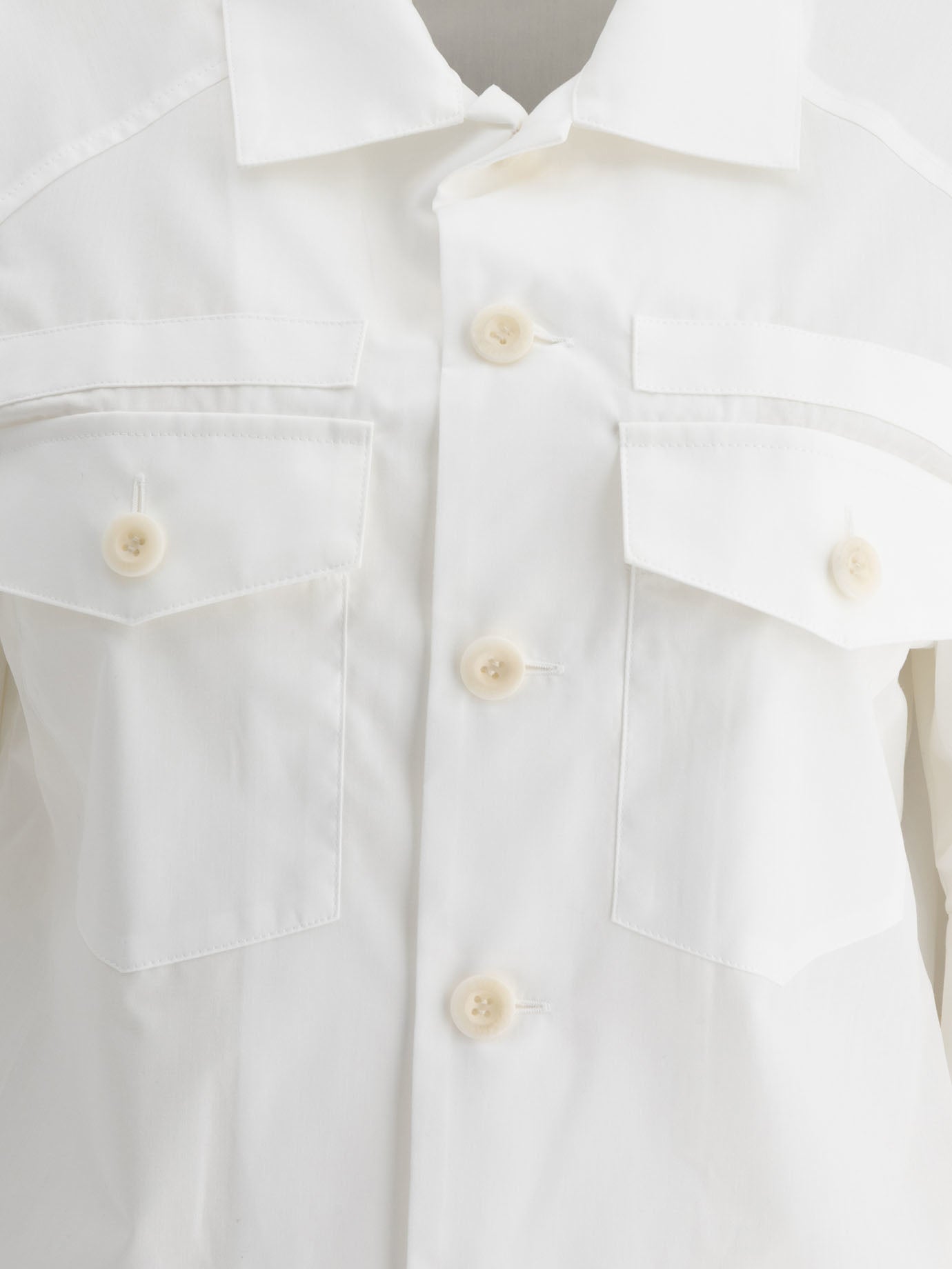 Sacai Cotton shirt 18312898_2 White thumbnail_3
