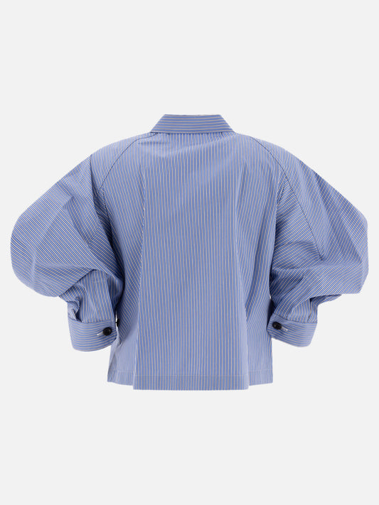 Sacai Camicia in cotone 19901990_1 Blue 2