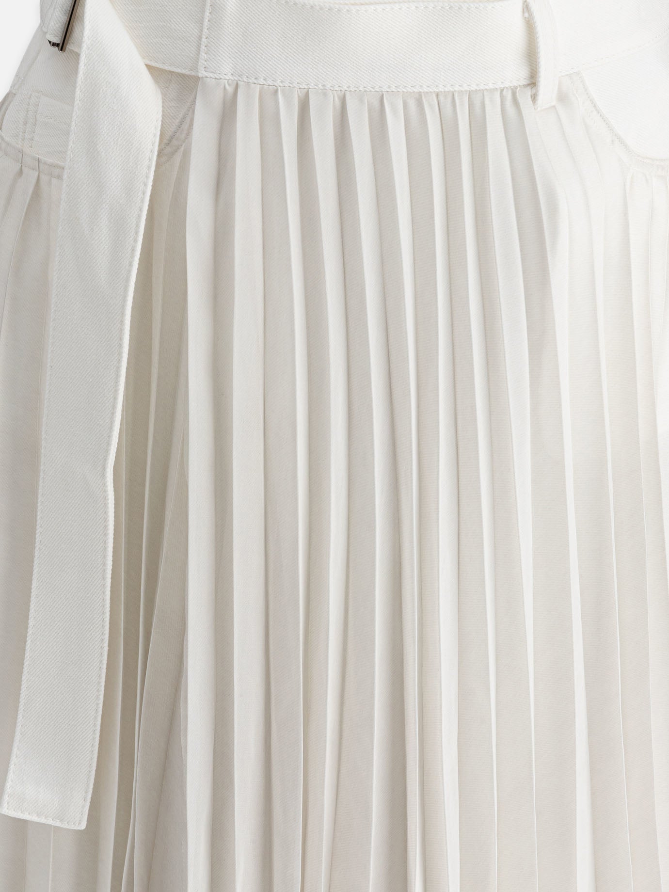 Long skirts Solid colour  White - Sacai Women | PDP | VIETTI Online Store | Zoom-Modal_3
