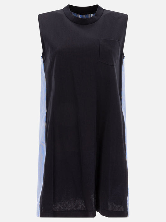 Sacai Abito in cotone 11394071_2 Blue 1