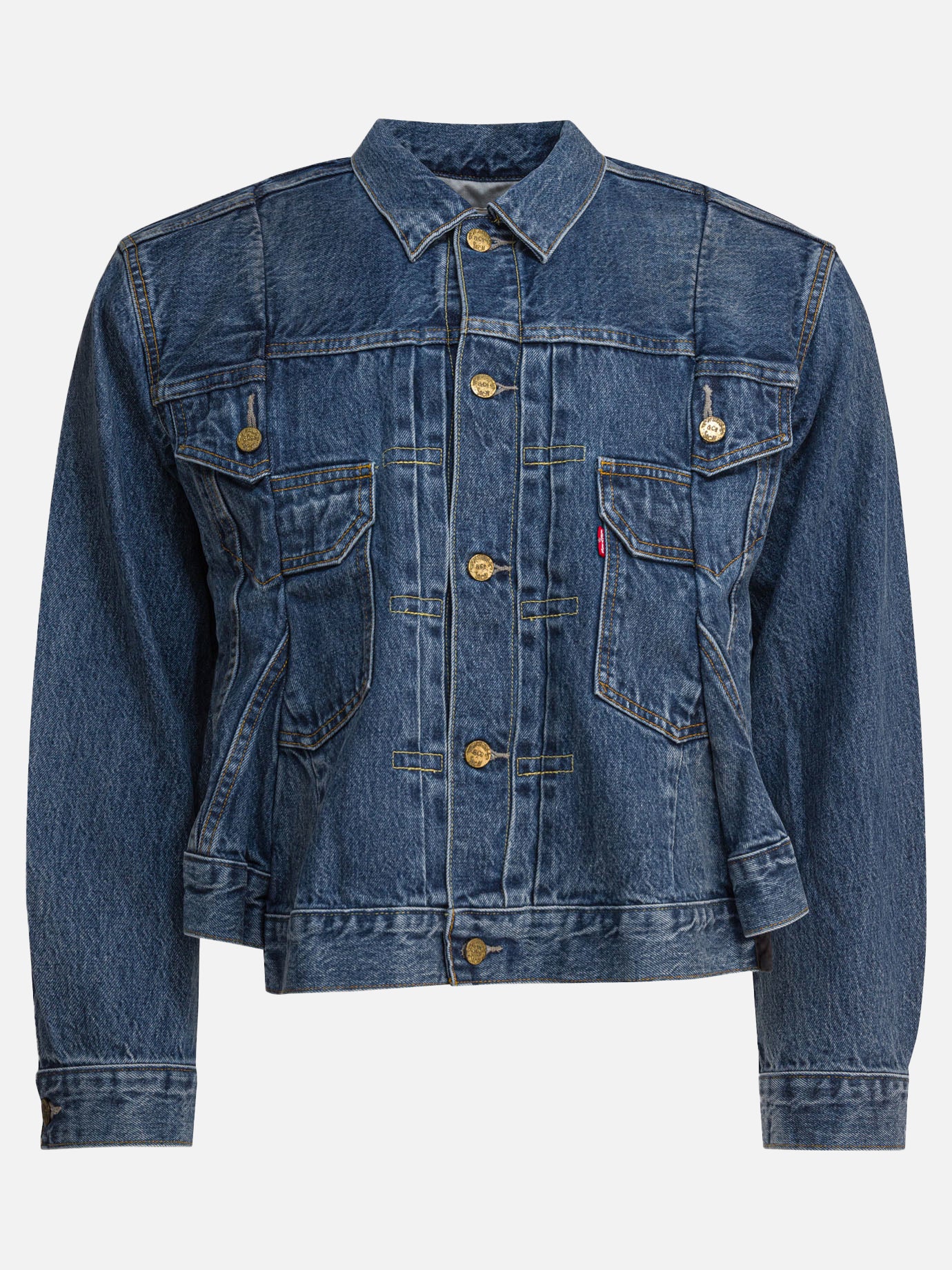 Sacai Sacai x Levi&#39;s denim jacket 14454625_1 Blue thumbnail_1
