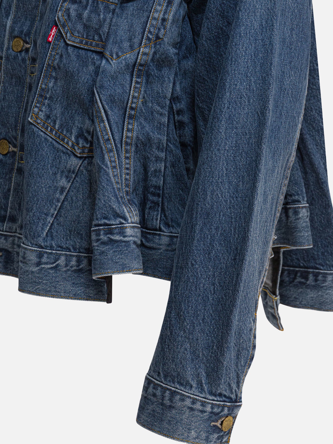 Sacai Sacai x Levi&#39;s denim jacket 14454625_1 Blue thumbnail_4