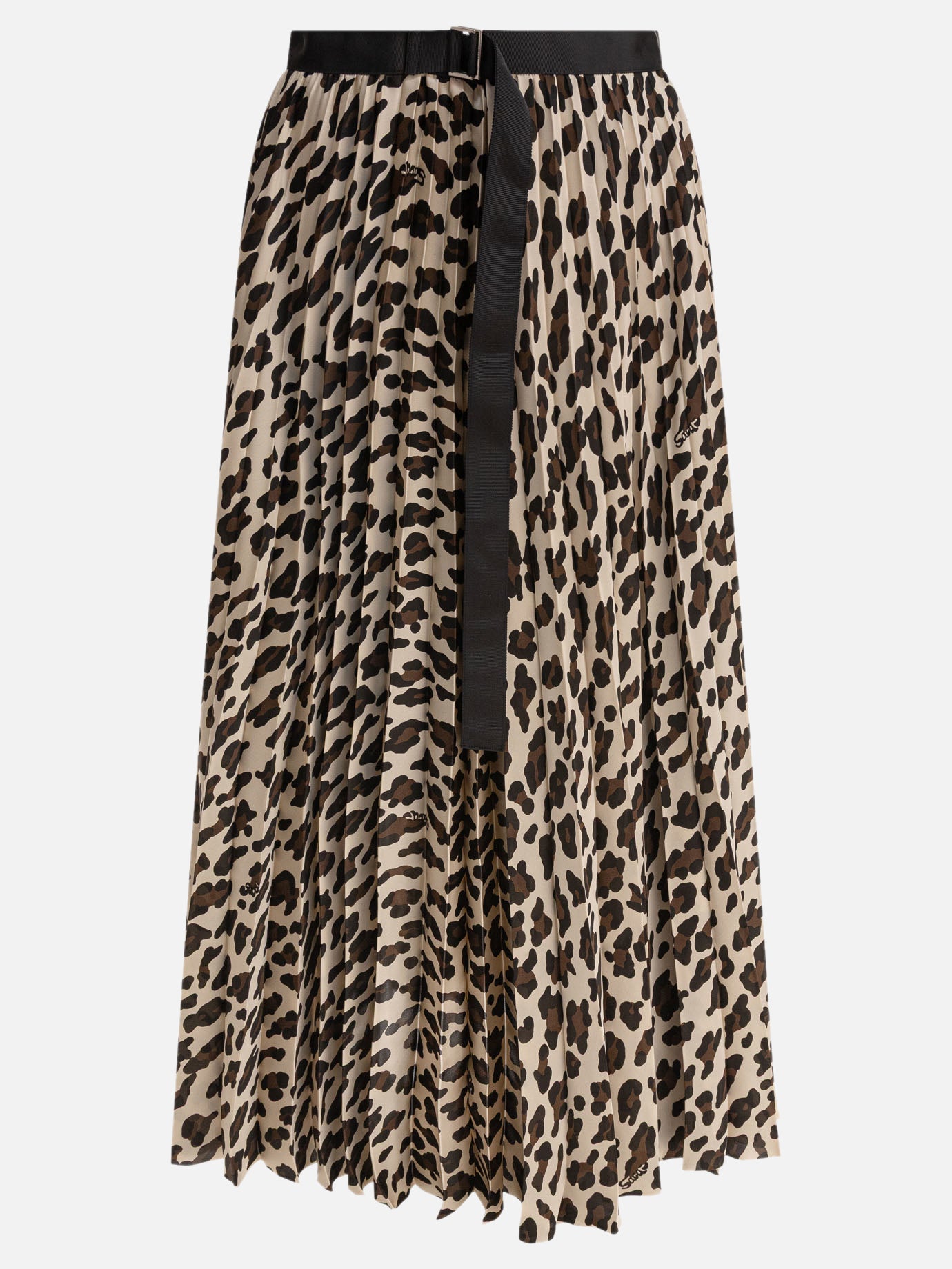 Sacai Gonna leopardata 14897916_1 Beige thumbnail_1