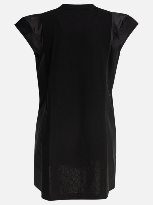 Sacai Abito in jersey di cotone 15356950_1 Black 2