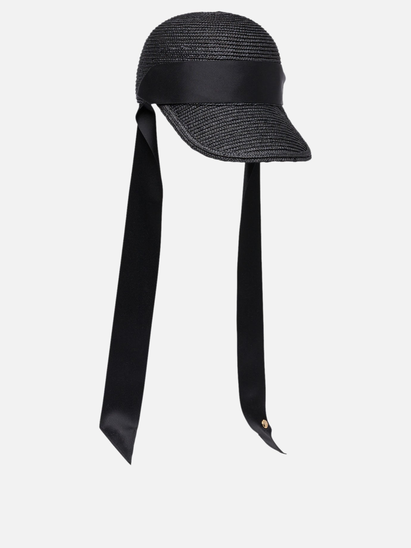 Baseball caps 100% straw  Black - Sacai Women | PDP | VIETTI Online Store | Zoom-Modal_2
