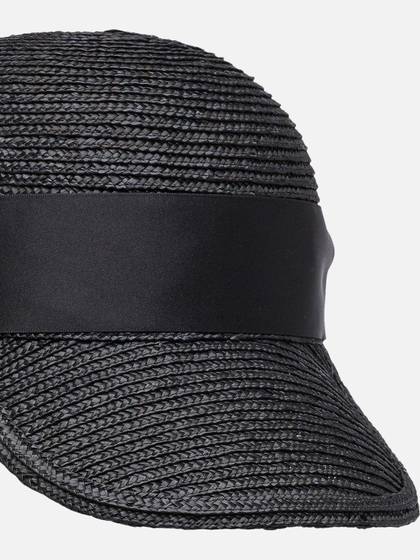Baseball caps 100% straw  Black - Sacai Women | PDP | VIETTI Online Store | thumbnail_4