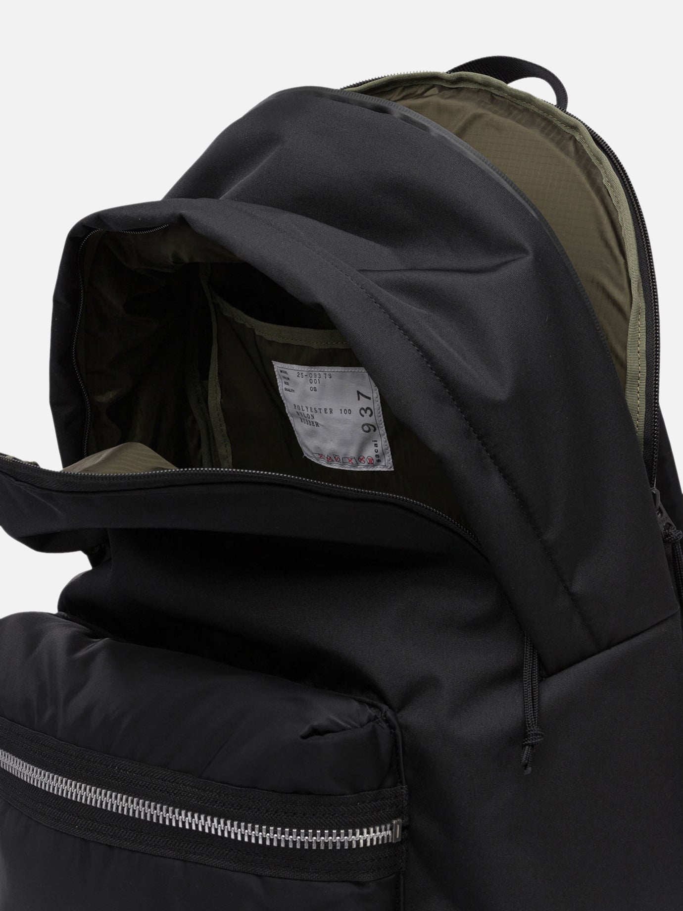 Sacai &quot;Pocket&quot; backpack 19542375_UNI Black thumbnail_5