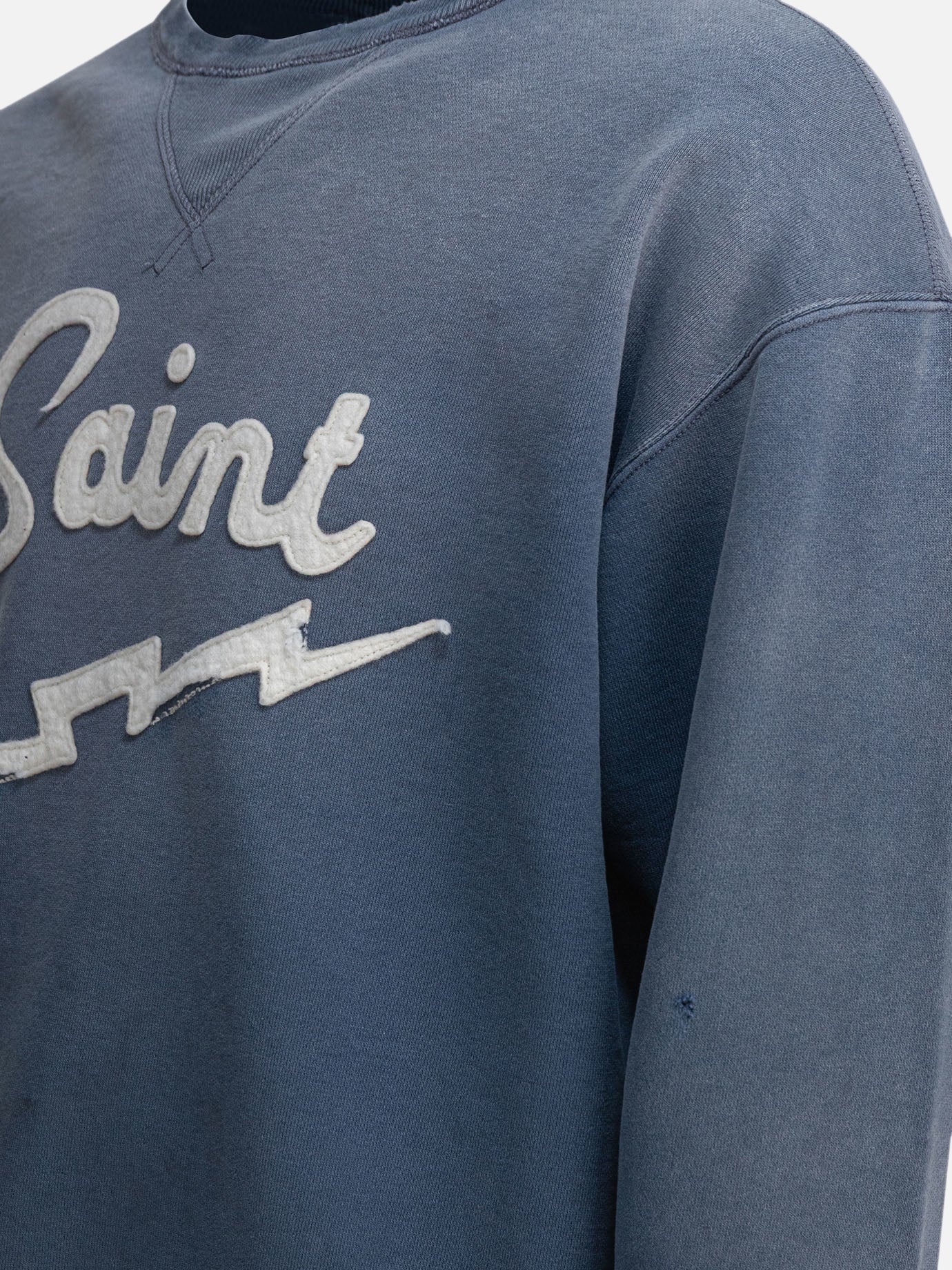 Felpe girocollo Logo  Blu - ©SAINT M×××××× Uomo | PDP | VIETTI Online Store | Zoom-Modal_4
