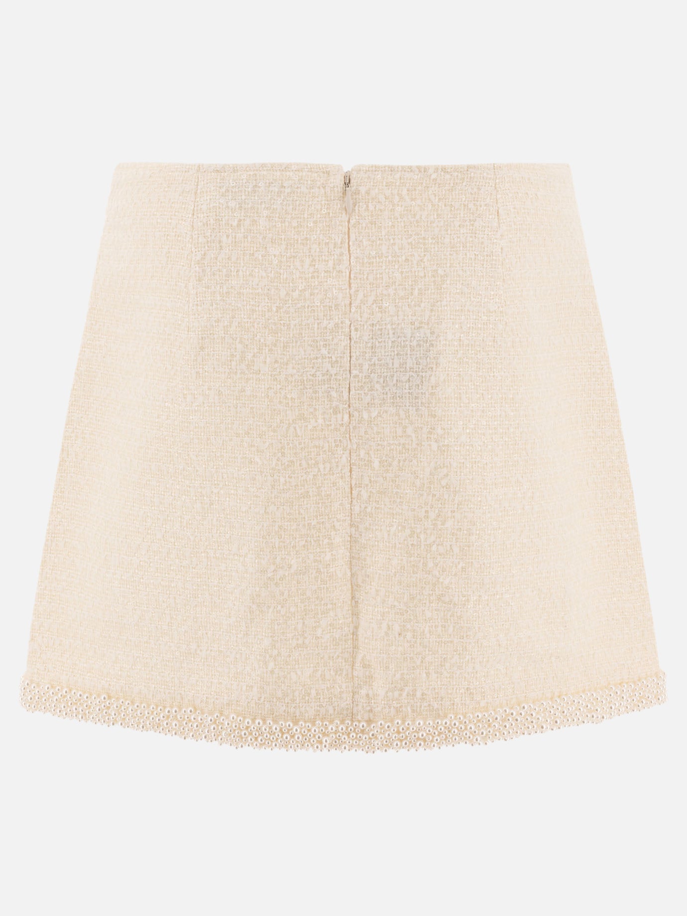 Miniskirts Solid colour  Beige - Self-portrait Women | PDP | VIETTI Online Store | thumbnail_2