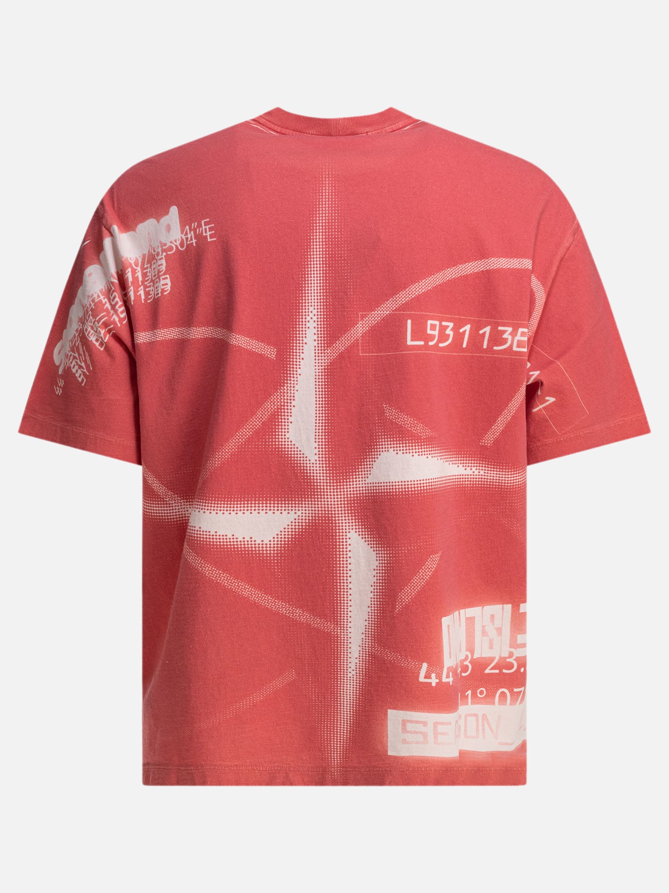 Stone Island T-shirt &quot;Y2K Compass&quot; 19470790_L Red thumbnail_2
