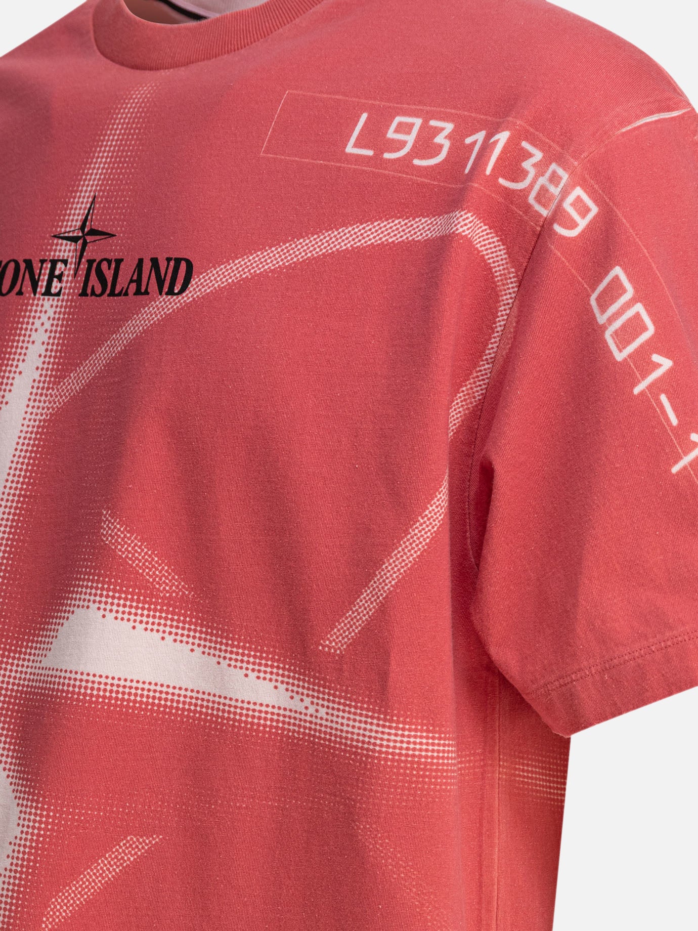 Stone Island T-shirt &quot;Y2K Compass&quot; 19470790_L Red thumbnail_4